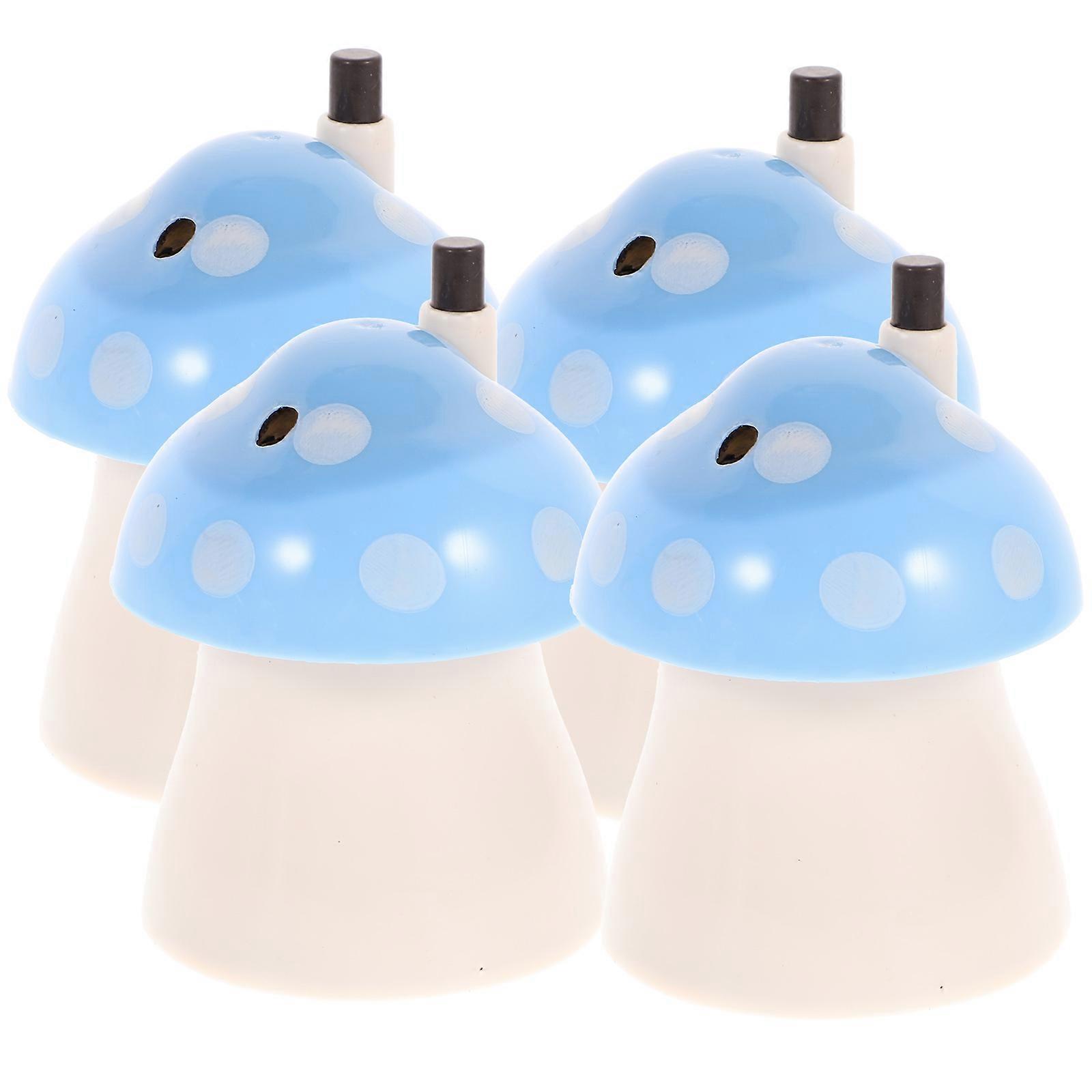 Mushroom Toothpick Case Toothpick Boxes Automatic Toothpick Dispensing Restaurant Use 9.5X7X6.5cm 4Pcs