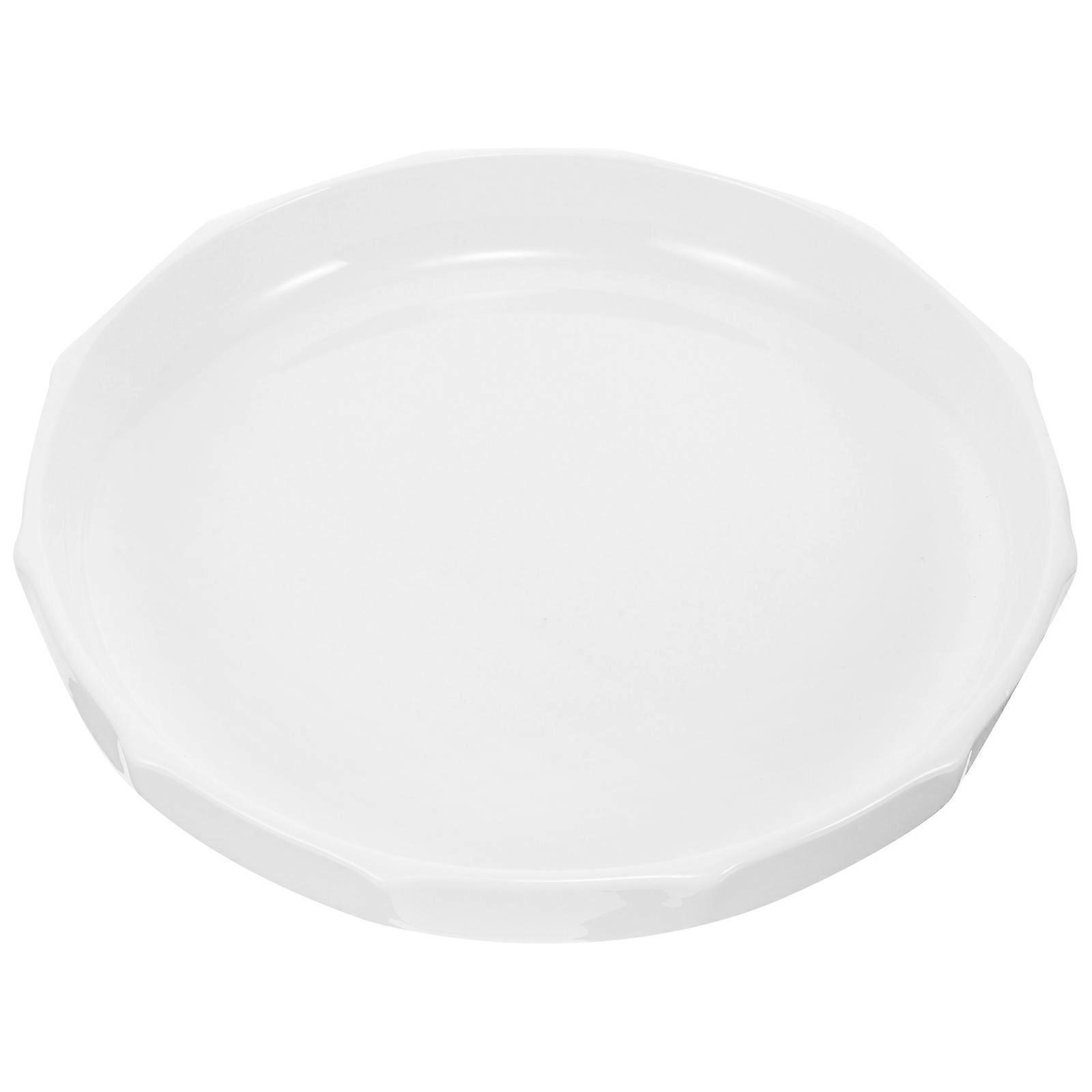 Serving Dish Ceramic Plate Elegant Dining Experience Home 10 Inches Round Elevates Dining Experience 1Pack
