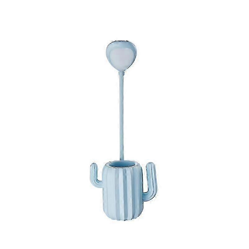 Cactus Table Lamp With Pen HolderBlue