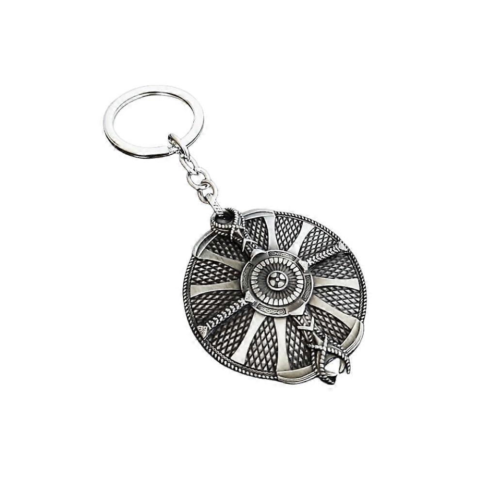 Shield Weapon Model Keyring for Anime Fans - Metal Keychain, 1 Piece, Authentic Design, Collectible