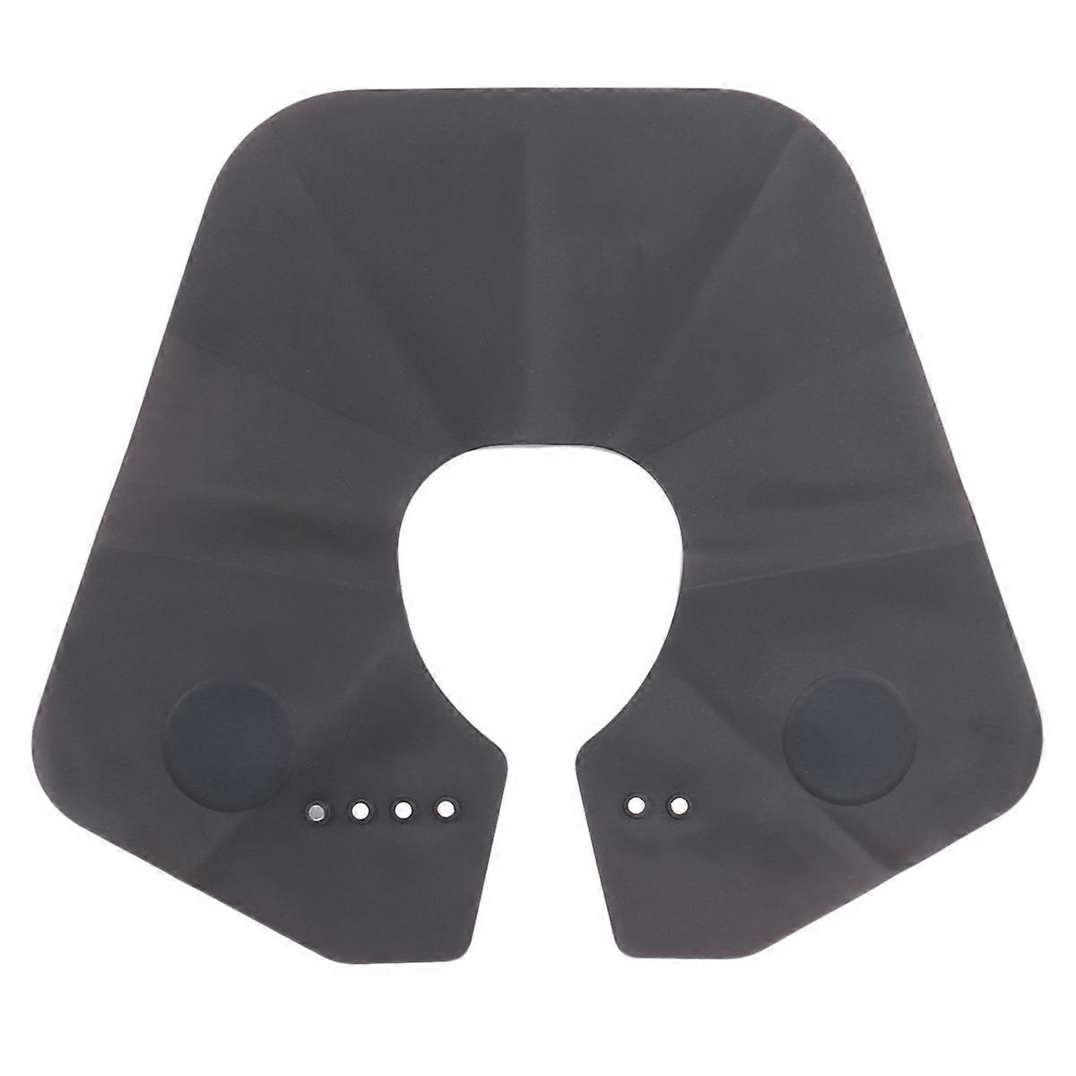 Professional Barber Cape Hair Dyeing Apron For Barbershop Salon Black 65x75x0.3cm Water-repellent 1Pack