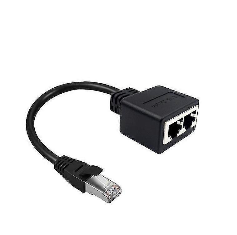 Network Adapter Rj45 1 To 2,rj45 A Male-female Double Adapter (15cm) It Is Used To S The Network