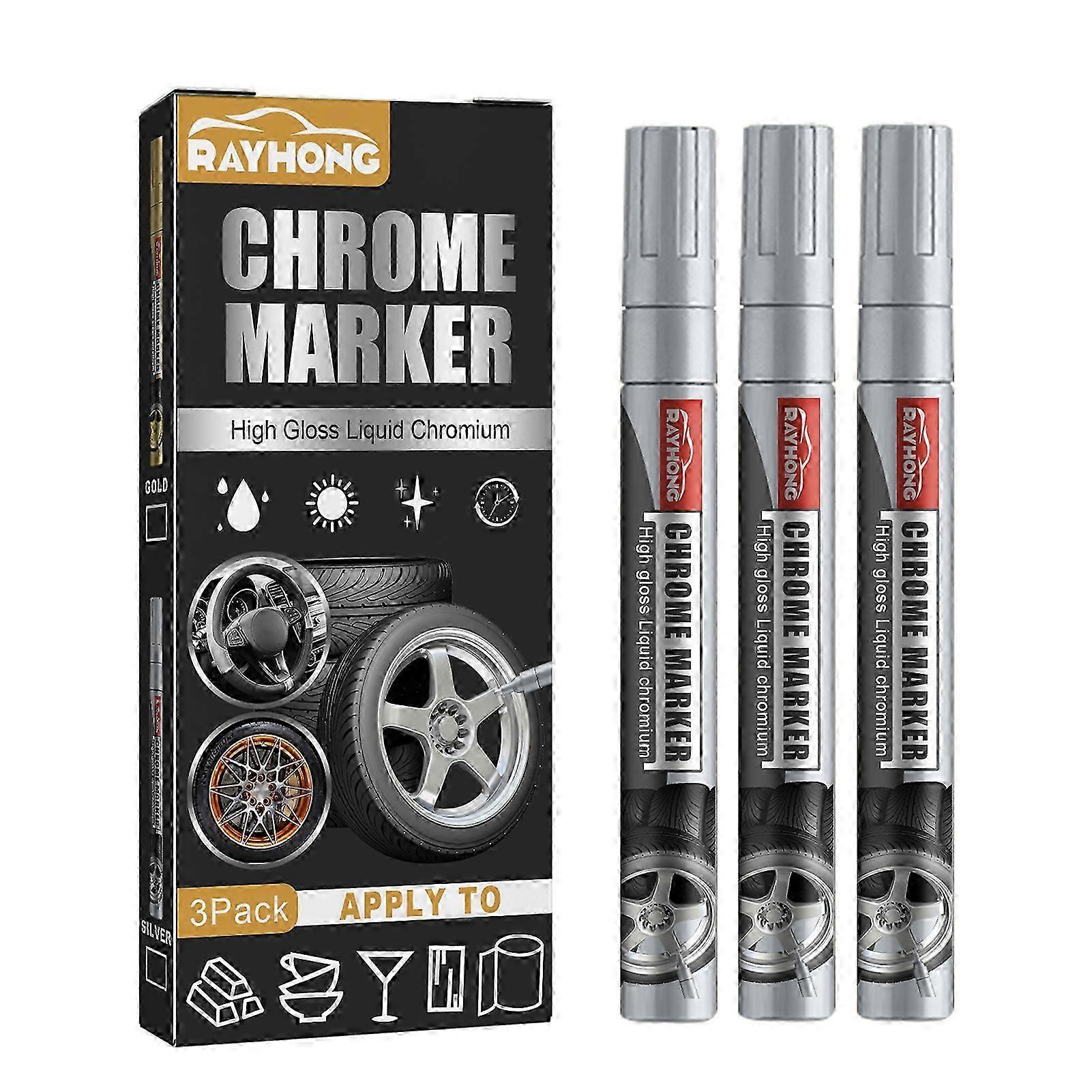 Tire Paint Marker Pen Waterproof and Fast-drying for Car Tires Rubber Metal Car Decoration 2025