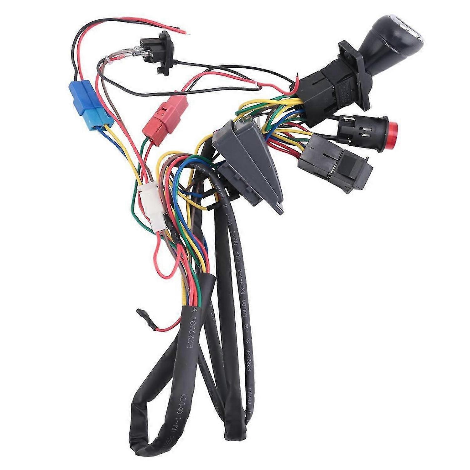 Samochód elektryczny dla dzieci DIY Zmodyfikowane przewody i zestaw przełączników, samochód elektryczny dla dzieci 4WD Ride on Toys Accessor