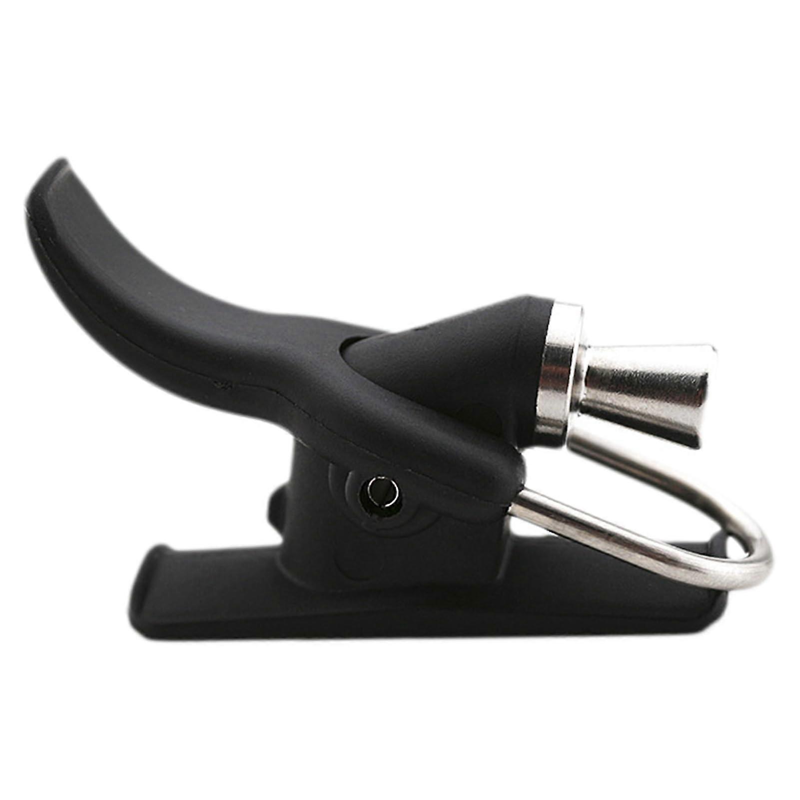 Thumb Button Casting Trigger Aid for Fishing - Ergonomic Bionic Finger Clip, Tear Resistant, Easy to Install, Black
