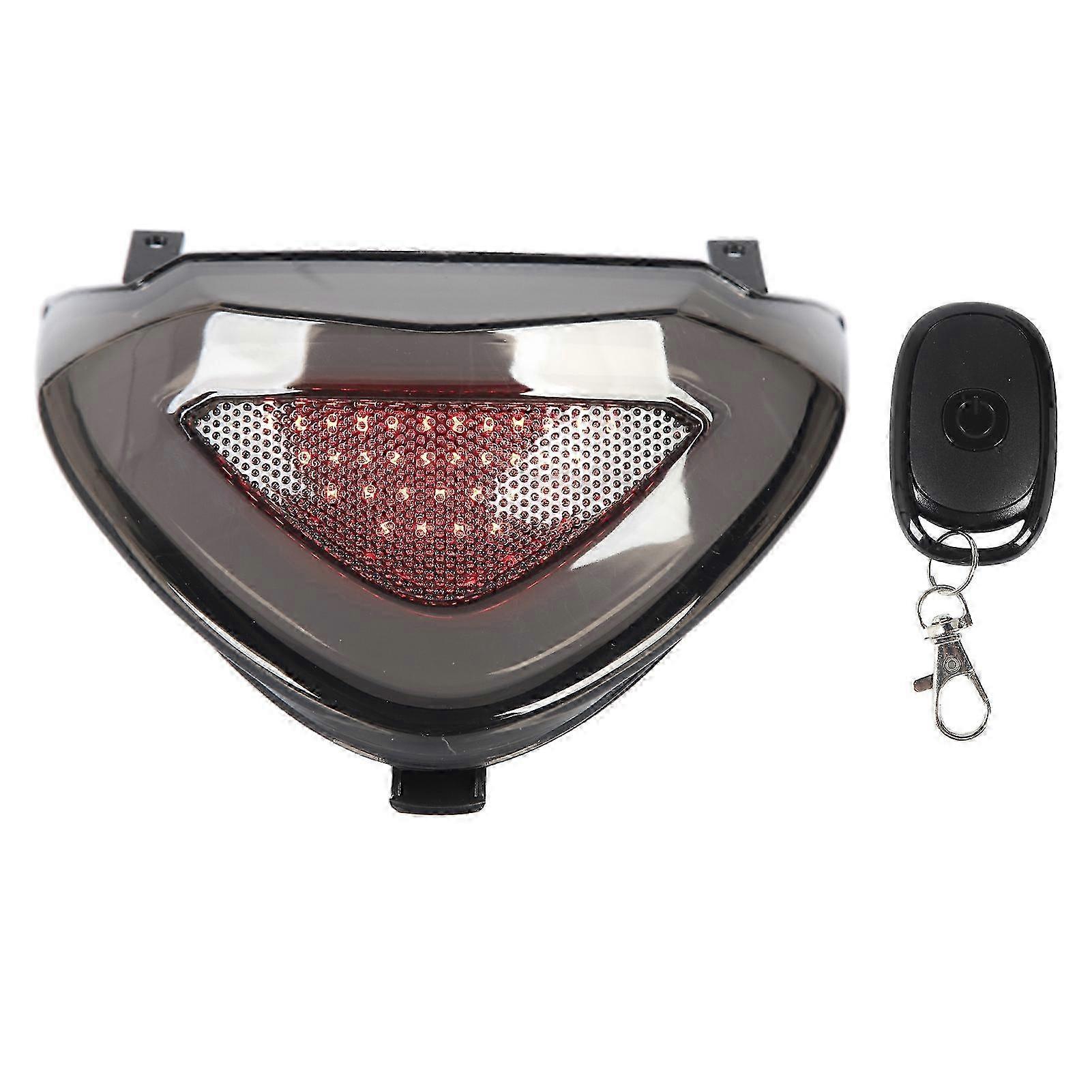 DC12V Motorcycle Tail Light Brake Turn Signal Lamp Smoky Color Remote Control Dimming Suitable for Certain Brand