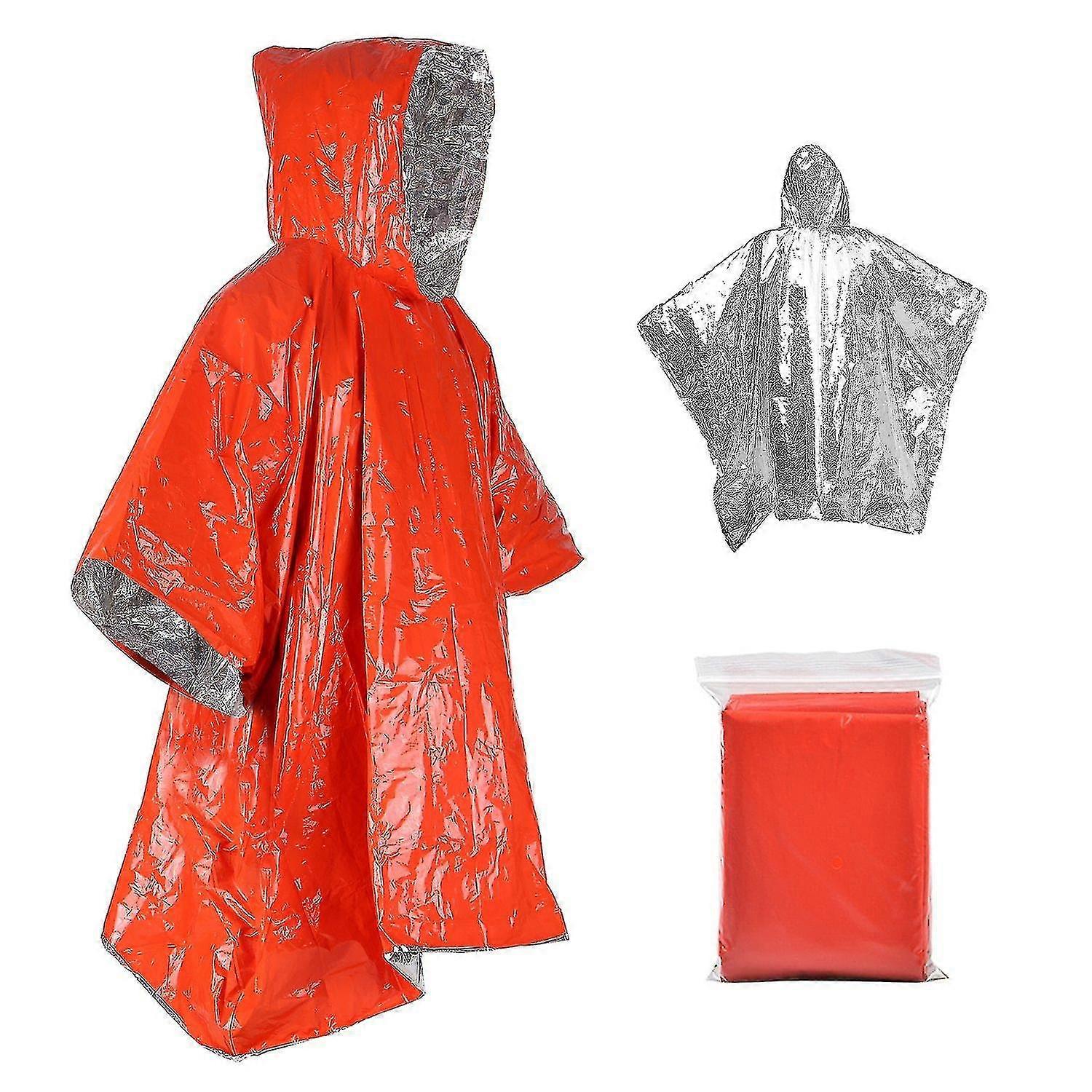 Emergency Raincoat, Survival Tool Rainwear Blankets