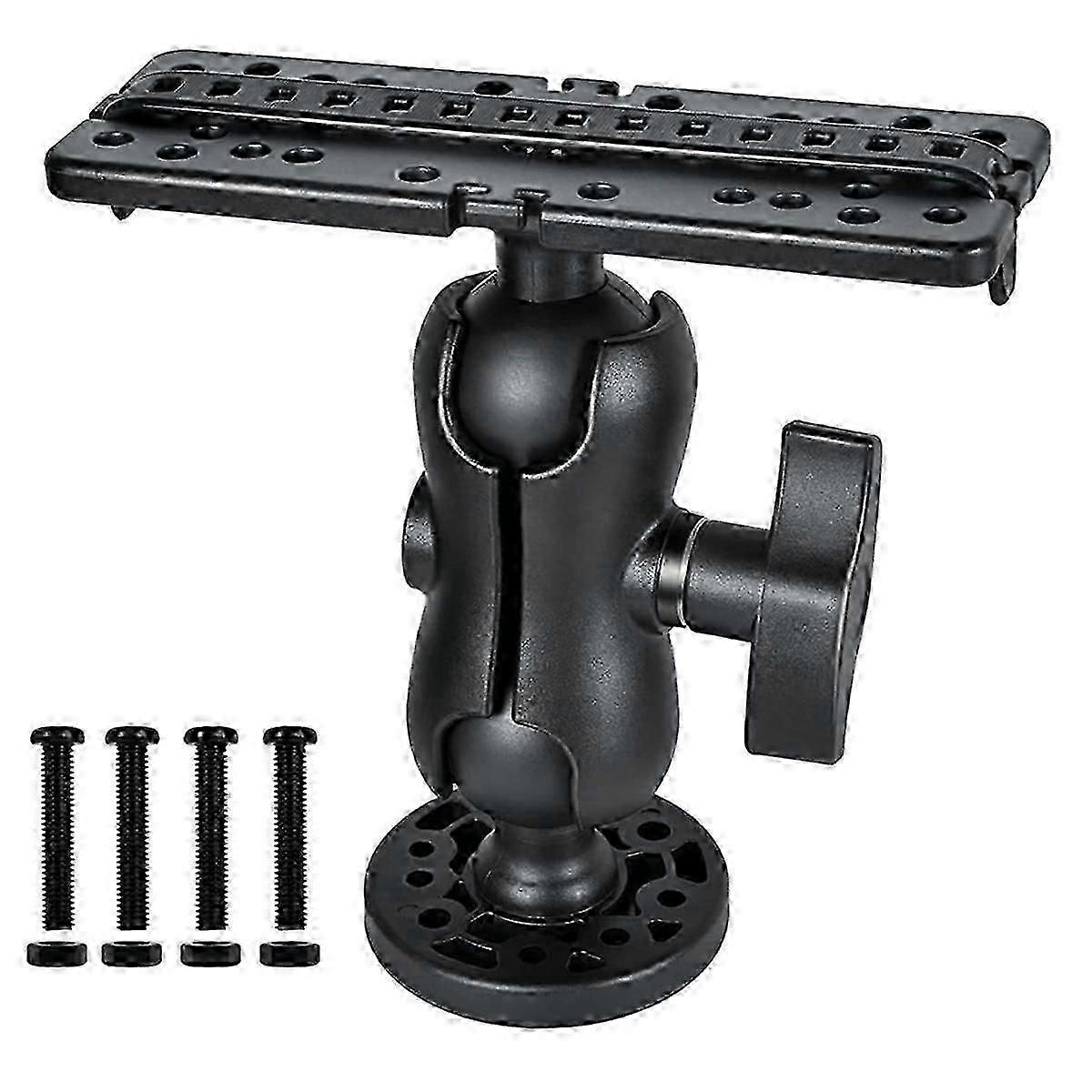 Fish Detector Base, Universal 360 Rotating Ball Fish Detector Bracket Suitable for Ocean Boats, Kayaks and Pontoons