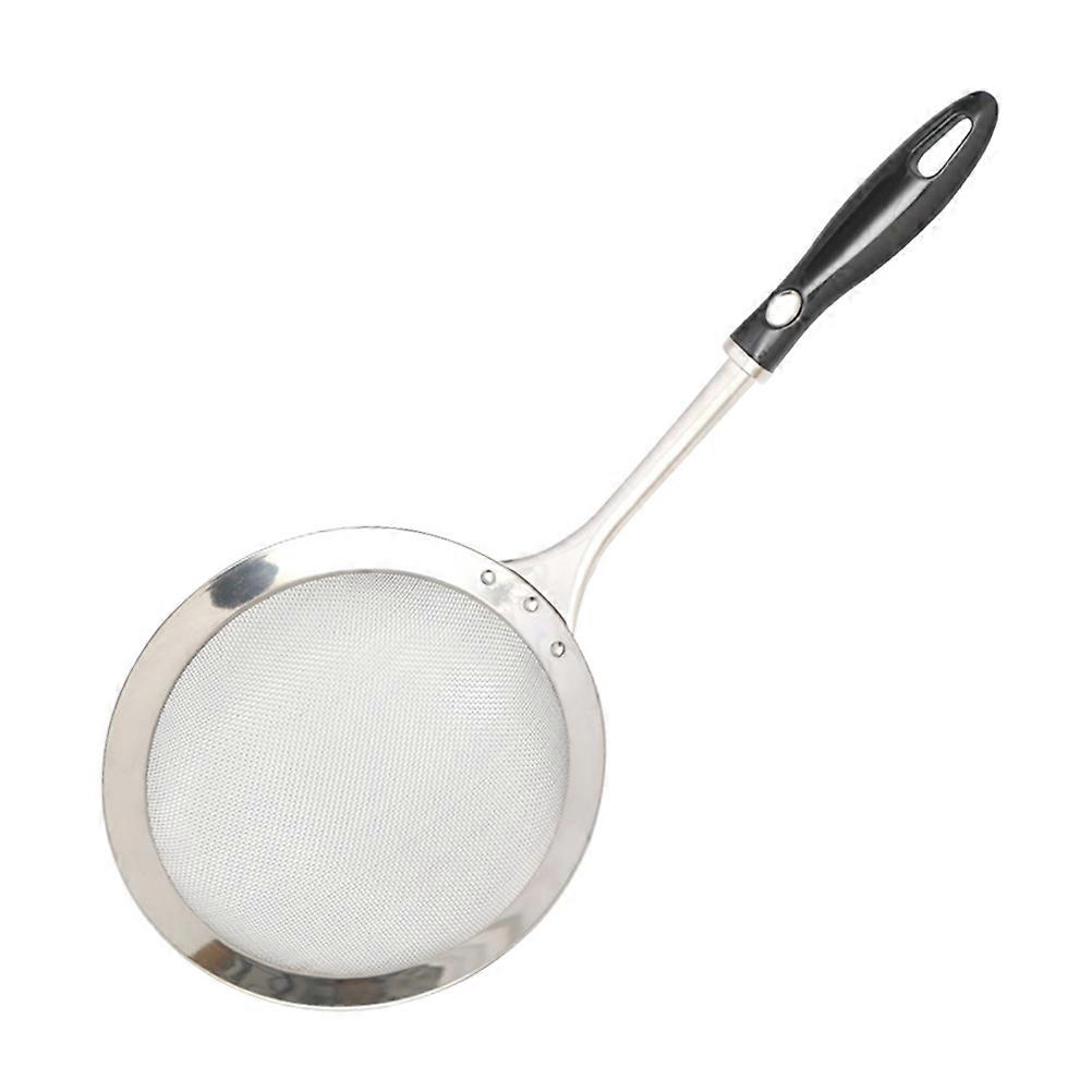 Stainless Strainer Colander for Kitchen Filtering Powdered Ingredients Cooking Pastry Work 14cm Round 1Set