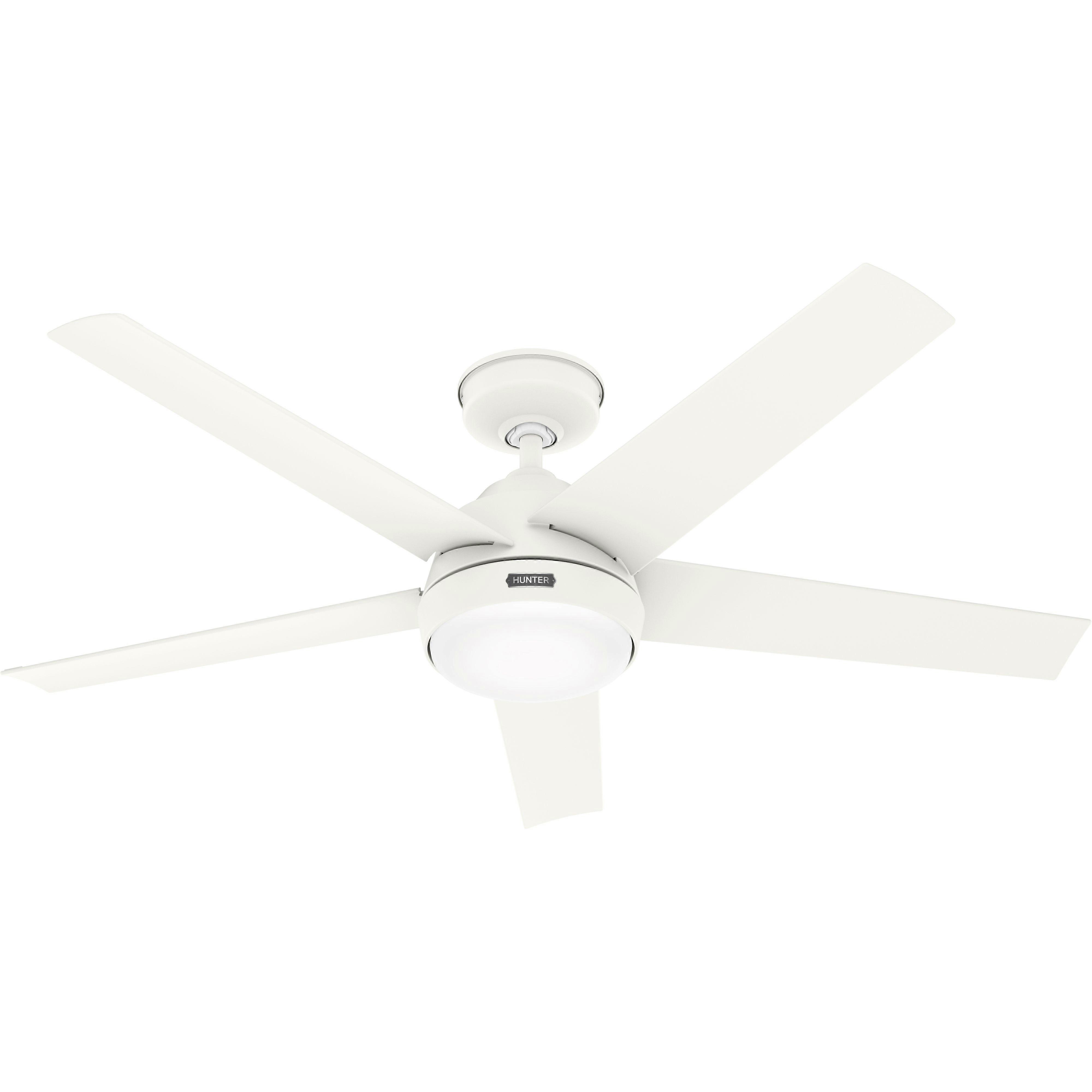Outdoor Ceiling Fan Marina White with LED