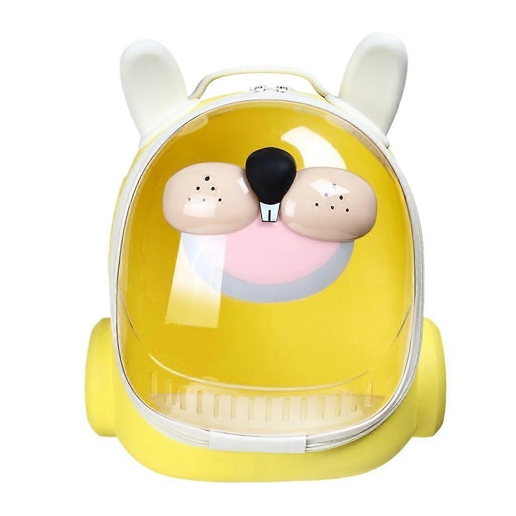 Kitten carrier bag, transparent portable space capsule, pet carrier, Pink A