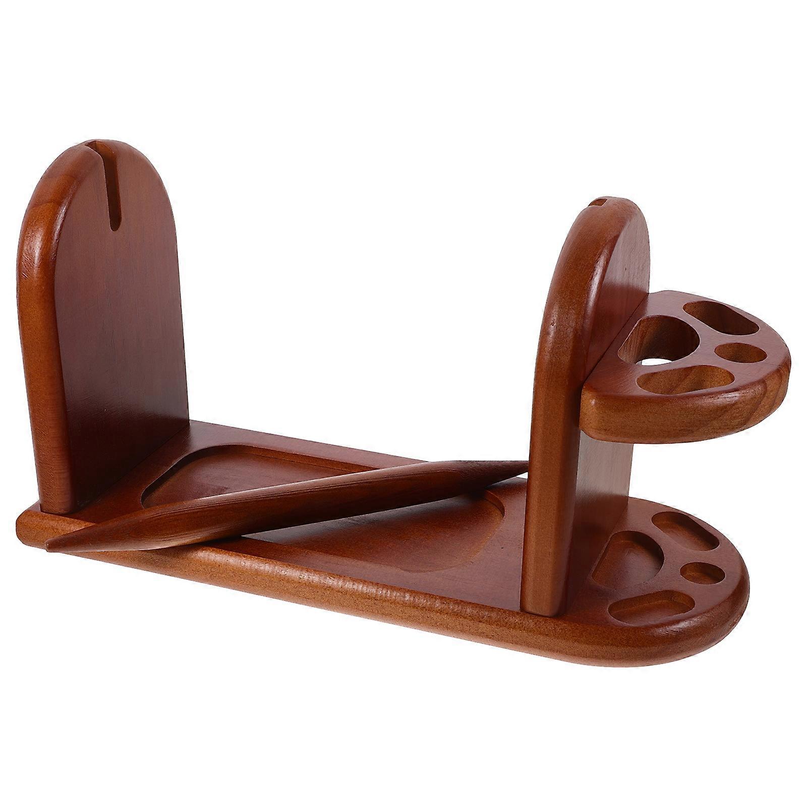 Yarn Organizing Rack Embroidery Thread Container Hand-Woven Knitting Tools Studio Use Wood 1Pcs