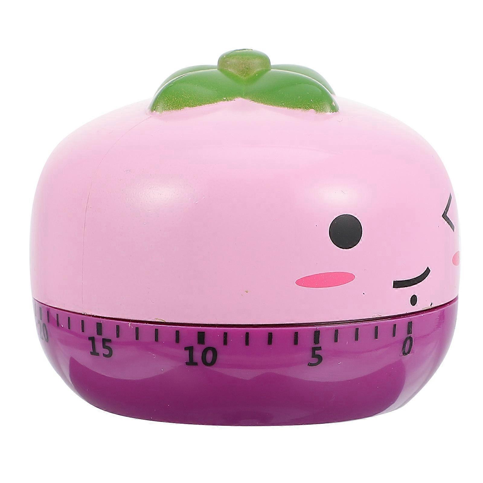 Mechanical Kitchen Timer Compact Cartoon Design For Study Work Cooking Baking 6x6x5cm 1Set