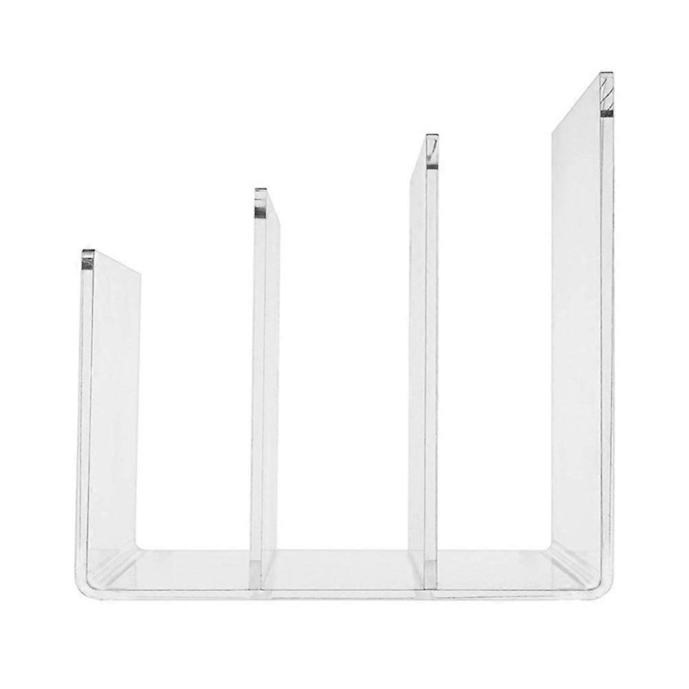 Desktop File Organizers File Holder Transparent File Sorter Square Style Organization For Users 1Pcs