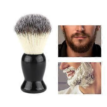 Barber Skumbørste Fjernelse af rester Blød Hurtigtørrende Ergonomisk Håndtag Skæg Skummende Børste til MenYMMR)