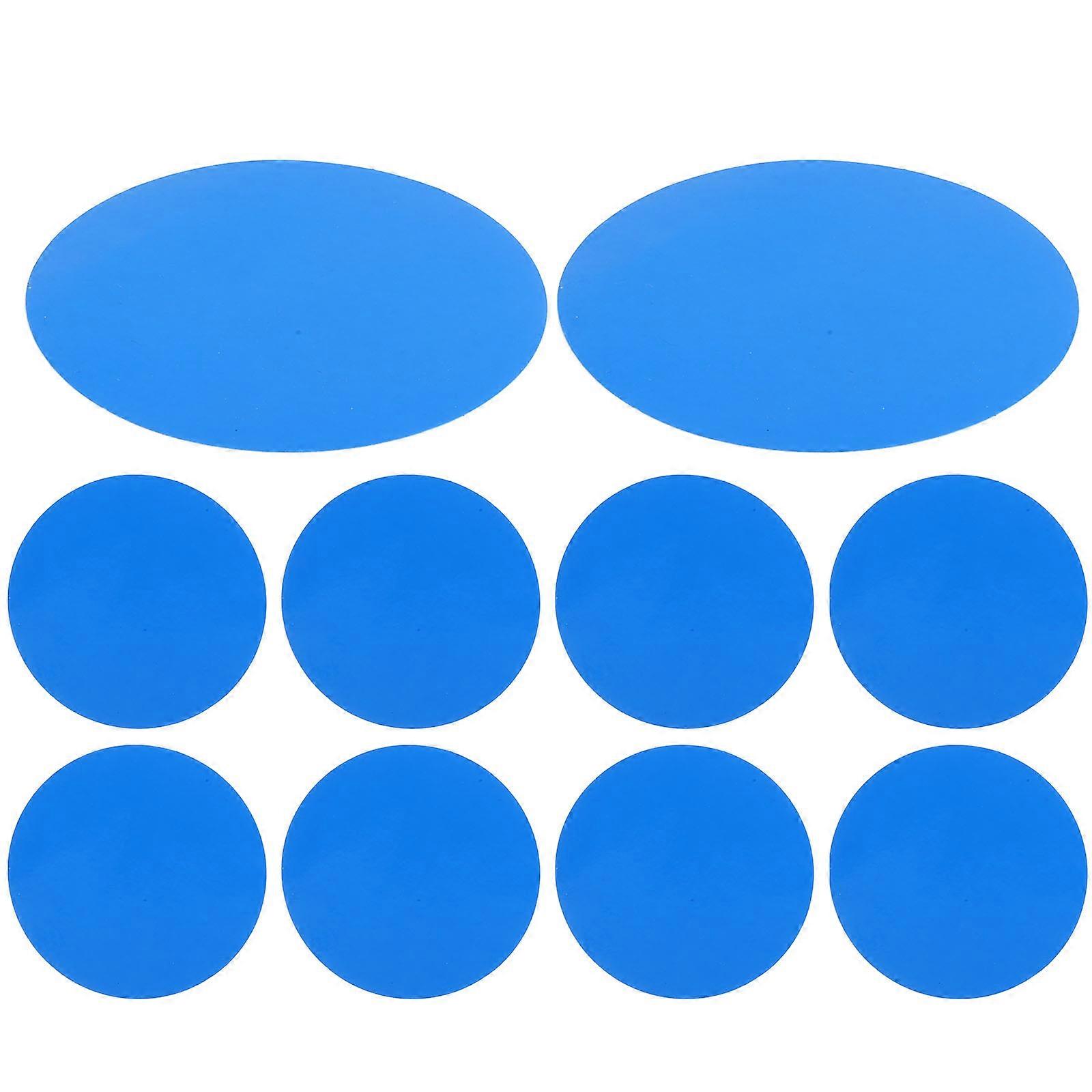 Pvc Repair Patch Self-Adhesive Pool Fix Patch Inflatable Pools Swim Rings Air Beds Waterproof 7.30X7.30X0.10Cm 10Pcs