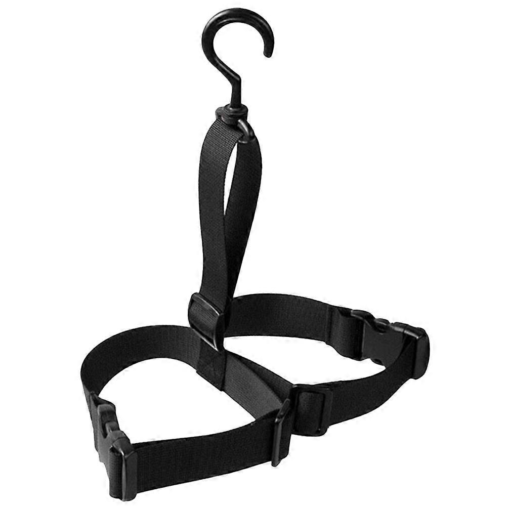Fishing Boot Strap Adjustable Boot Hanger for Sports Black Nylon