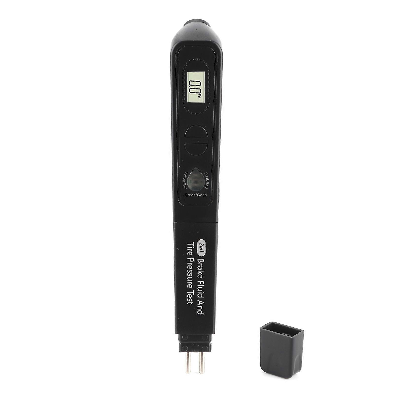 Portable brake fluid checker for accurate oil quality testing