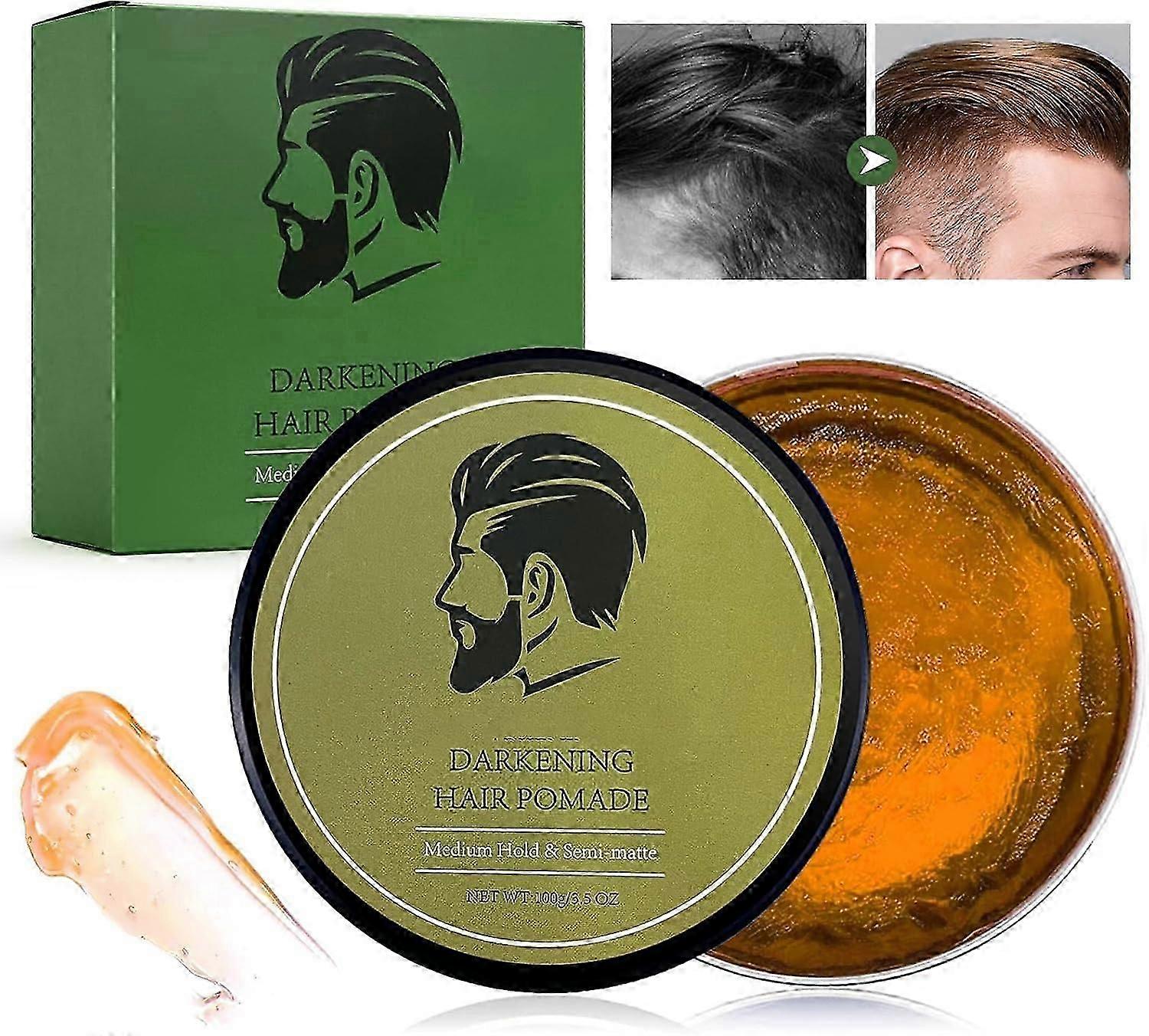 Haarwachs für Männer, matte Haarpaste, professionelle Styling-Styling-Paste, mattes Finish, verleiht Ihrem Haar ein strukturiertes Aussehen.