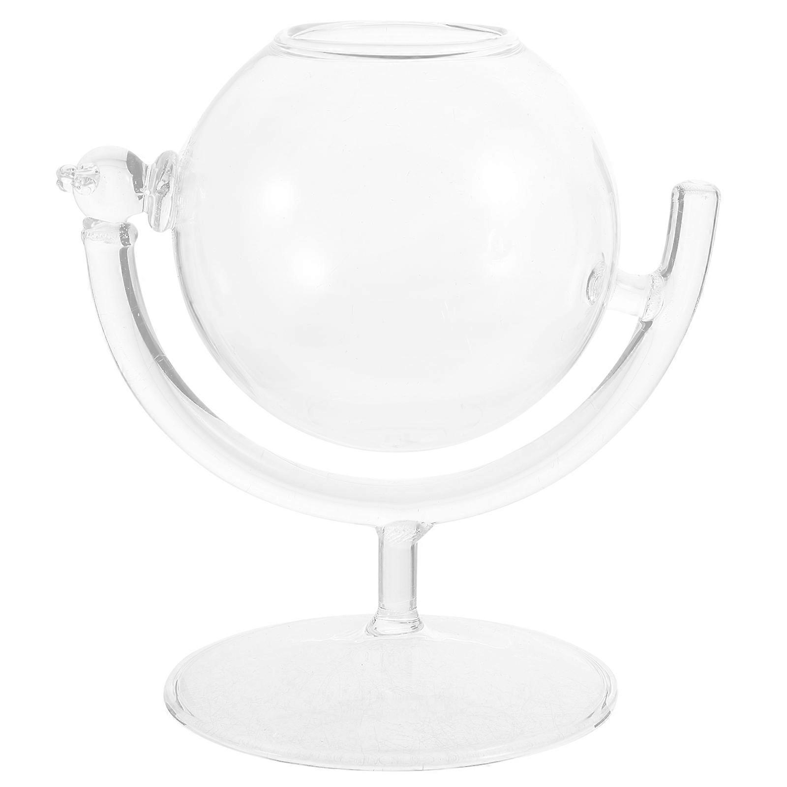 Elegant Transparent Glass Goblet with Stable Base for Storage Use and Gift Giving 1pc