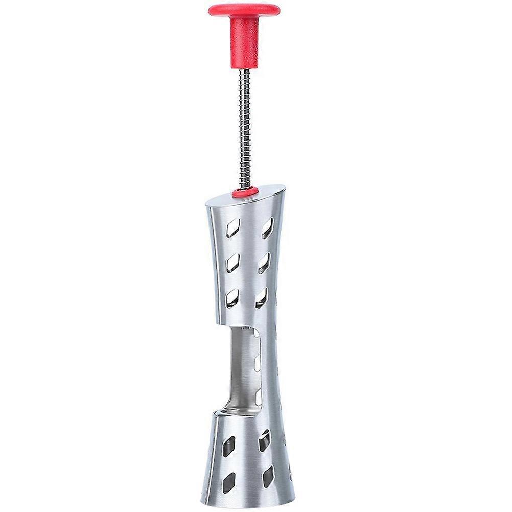 Cherry Pitter Tool Manual Fruit Core Remover Made of Stainless Steel for Home Use Red Color
