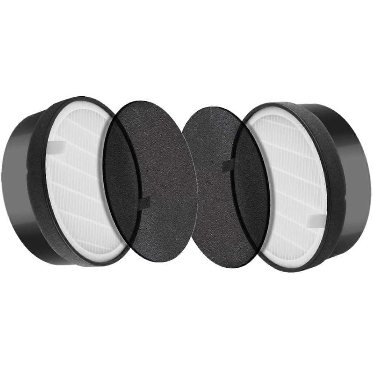 2pcs Replacement HEPA Filter for Levoit Air Purifier Levoit LVH132 LVH132RF, Activated Carbon Filter, Air Purifier Accessories