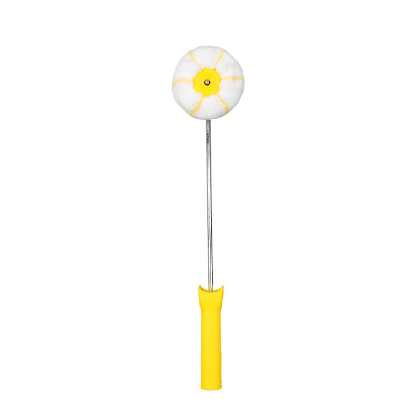 Solid Plastic Corner Coating Tool With Detachable Washable Roller Head For Smooth Front Plastic Paint Roller Multicolor