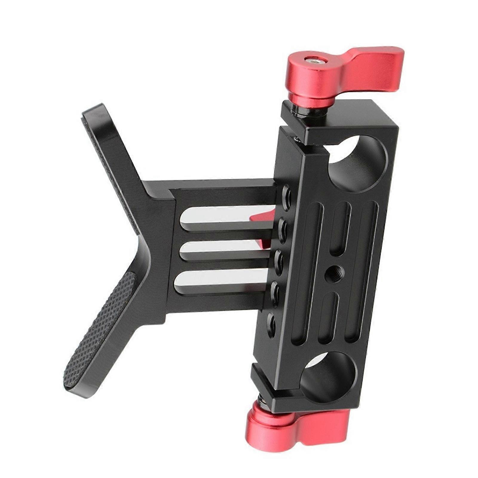 Universal Camera Lens Support With Standard 15mm Double Rod Clamp Rail Block For DSLR Camera Rig Shoulder Support Systems Multicolor