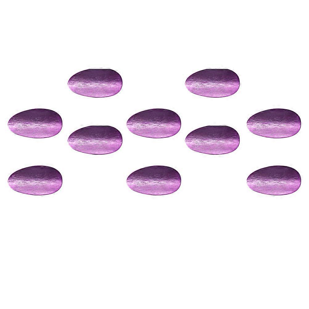 Metal Button Hand Sewing Button for Decoration 10Pcs Irregular Shape Purple