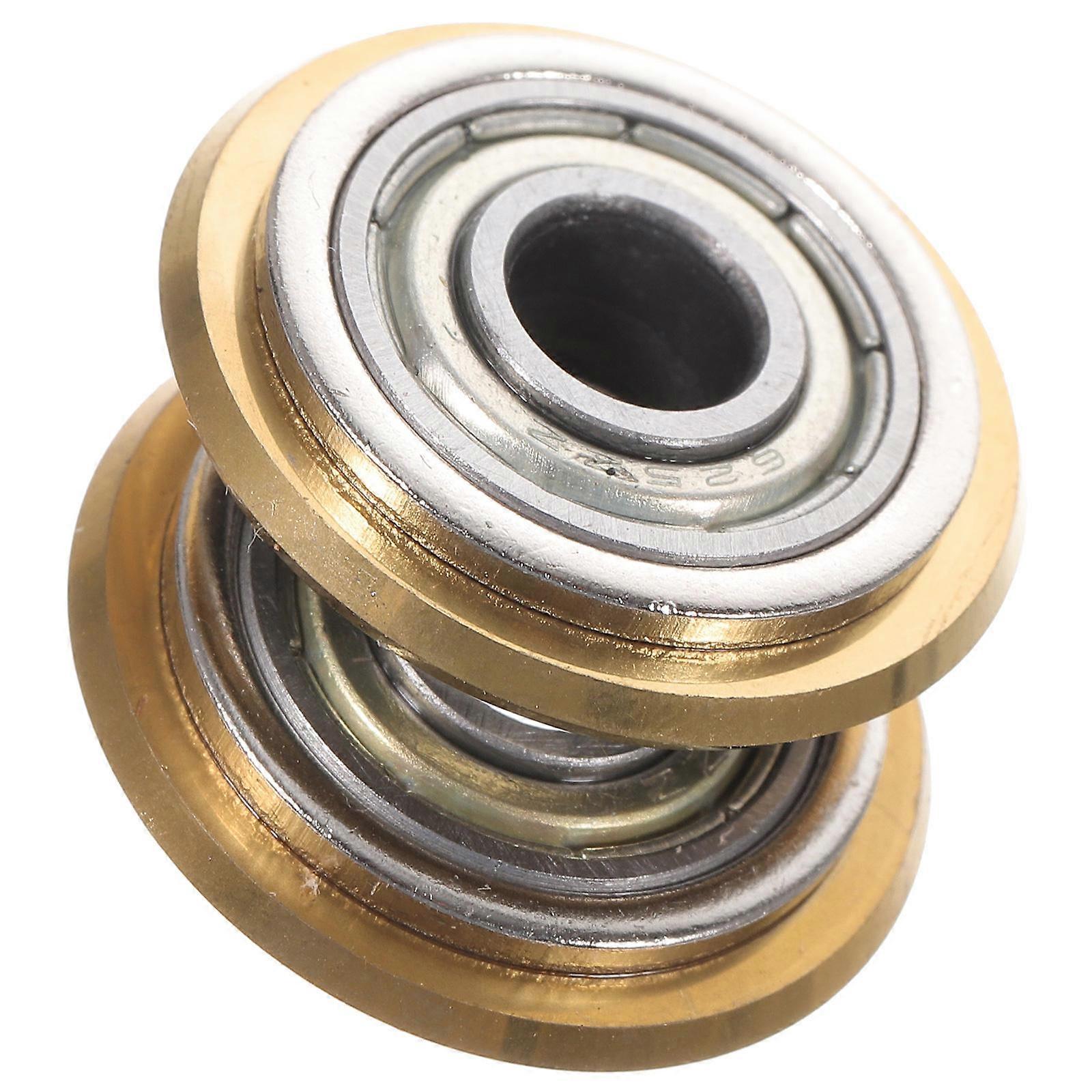 Hand Tools Scoring Wheel For Tile Cutting Construction Sites Golden 2.20X2.20X0.60CM Ceramic Replacement Wheels 2Pcs