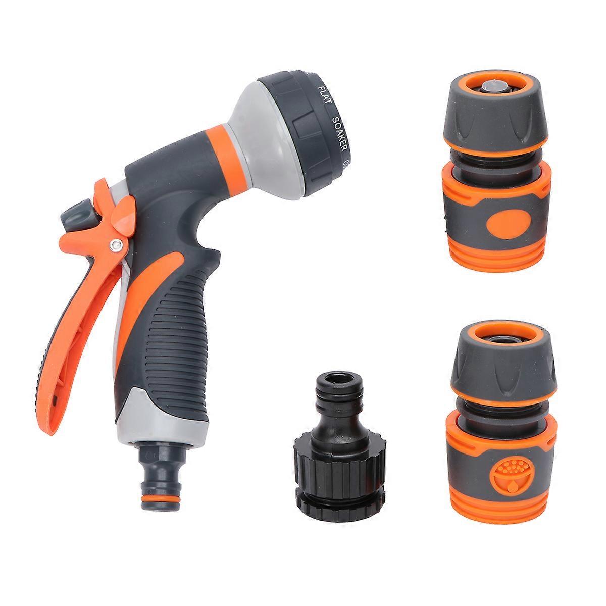 Garden Hose Nozzle with Comfortable Grip and Easy Installation for Watering Your Lawn Grass Flower Beds in Assorted Color