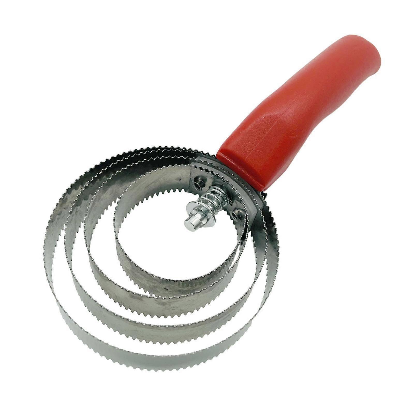 4 Ring Curry Comb for Horses with Comfortable Grip, Ideal Horse Grooming Brush for Pets, Sheep, Cows - Red