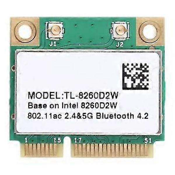 5G Dual Band 8260HMW 8260AC Mini PCI-e 1200M WI-FI 802.11a/b/g/n/ac + Bluetooth 4.2 Wireless Card