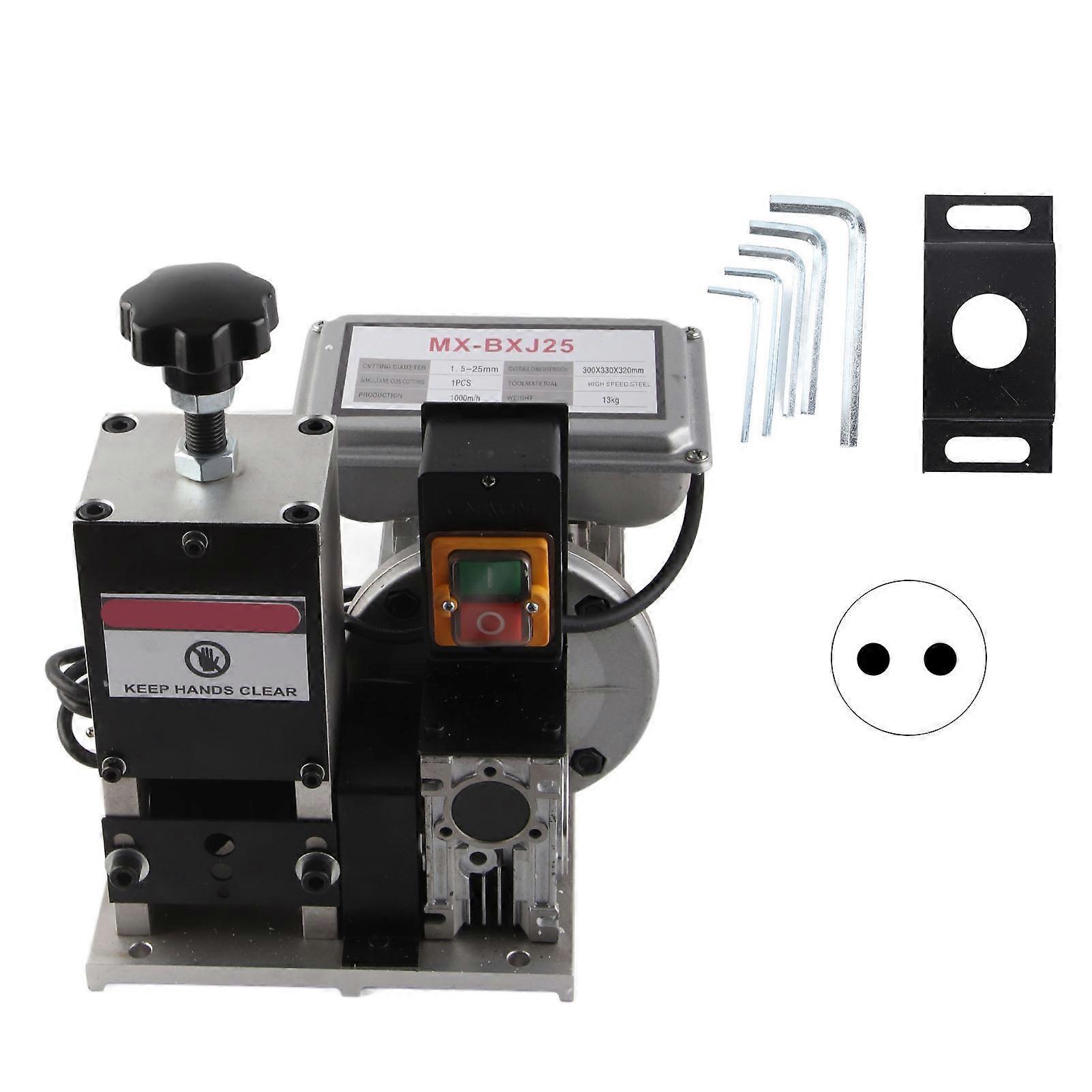 Electric Cable Stripper 1mm to 25mm Automatic Wire Stripping Machine with Adjustable Settings Efficient Electric Wire Stripper EU Plug 220-240V