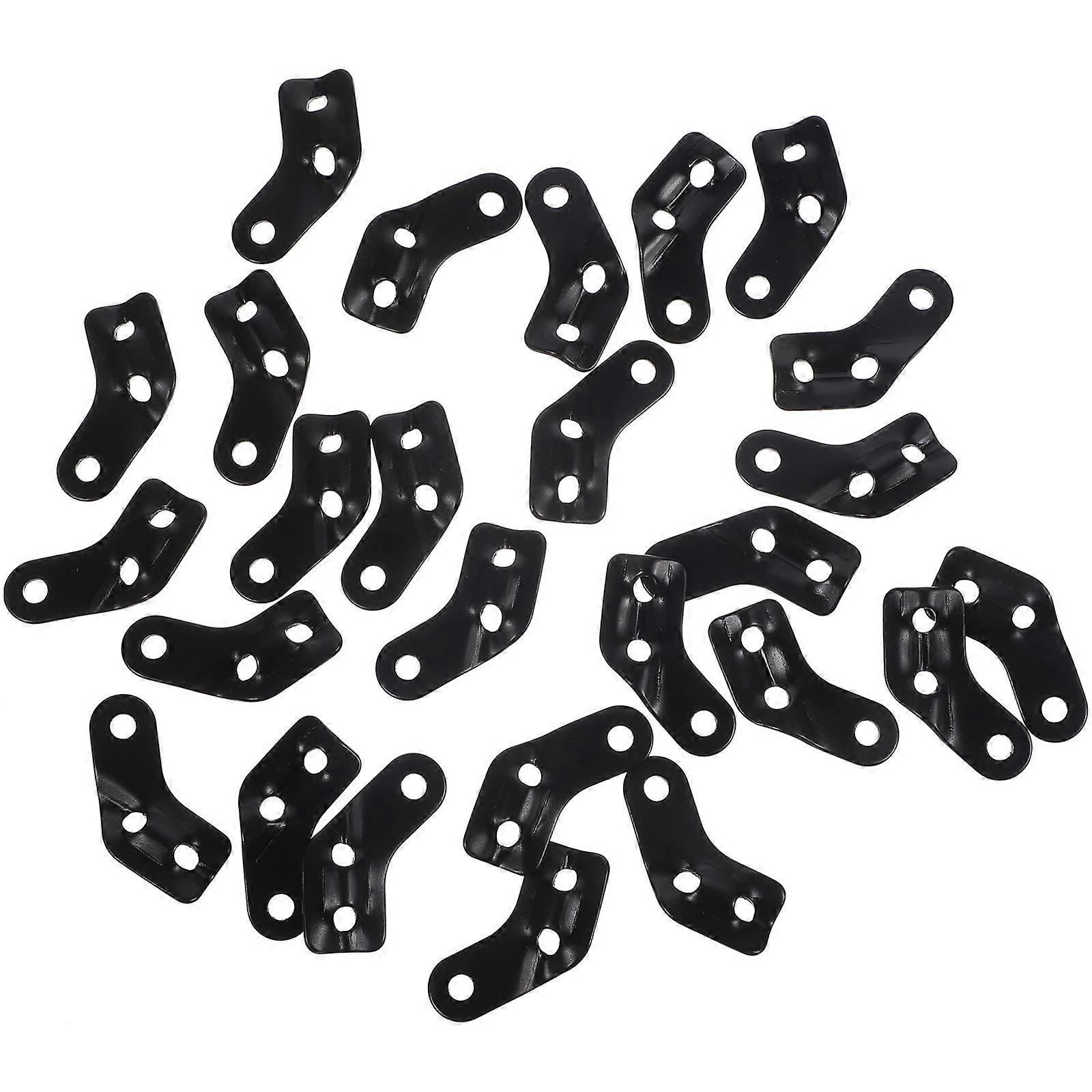 26Pcs Adjustable Tent Rope Tensioner Buckles Lightweight Aluminum Alloy for Camping Use Black