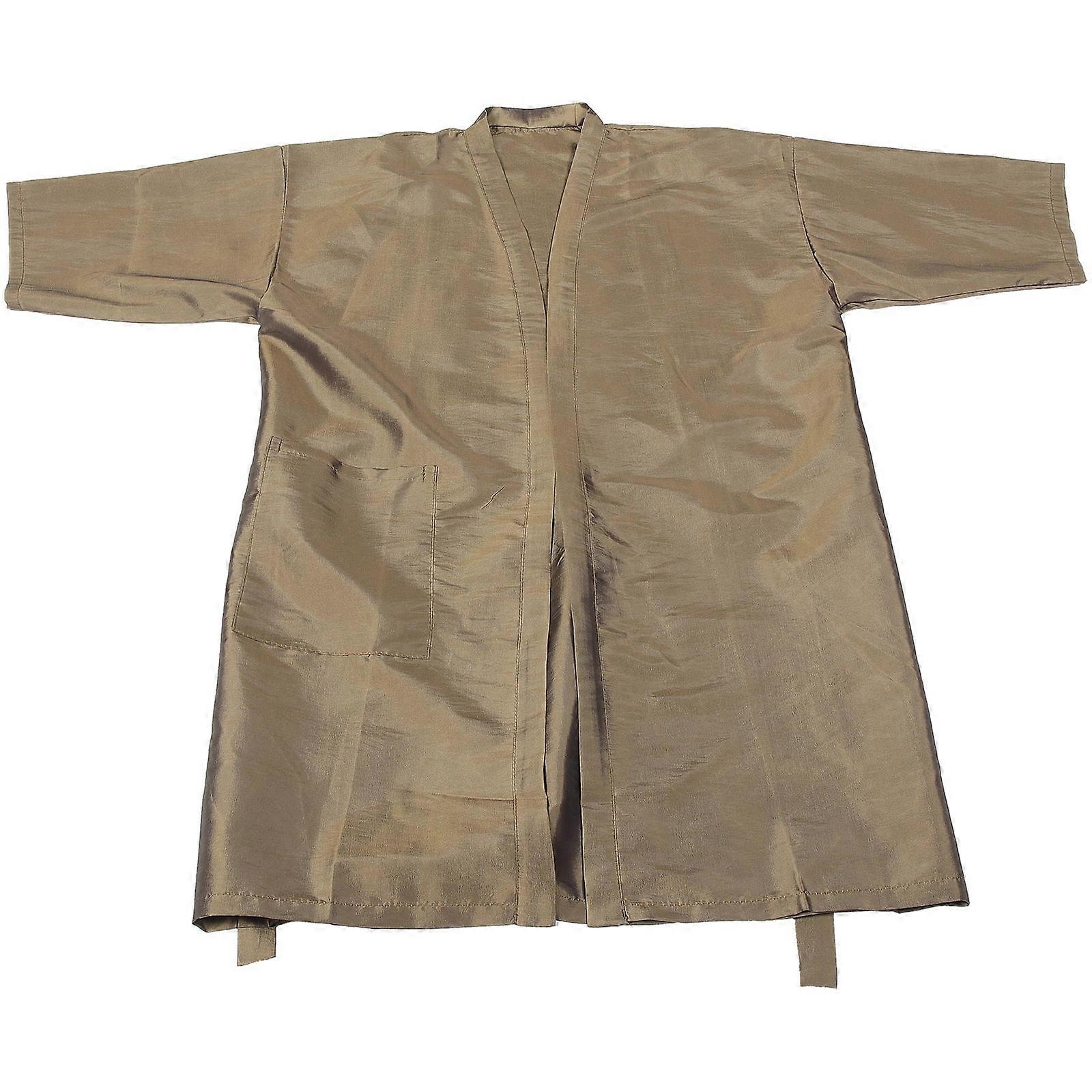 Golden Hair Salon Gown for Daily Use Made of Nylon and Polyester Durable and Comfortable 28.5 inches