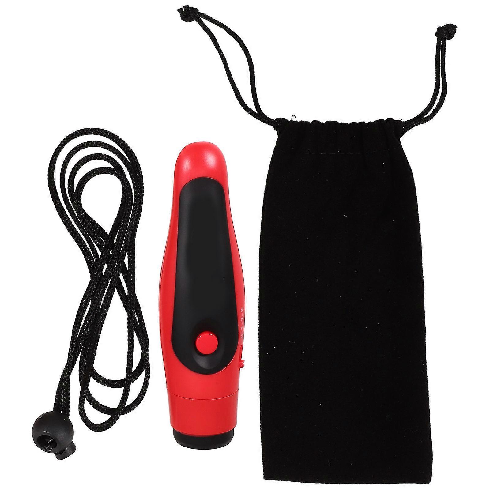 Battery Operated Whistle Portable Small Electronic for Party Use Red ABS