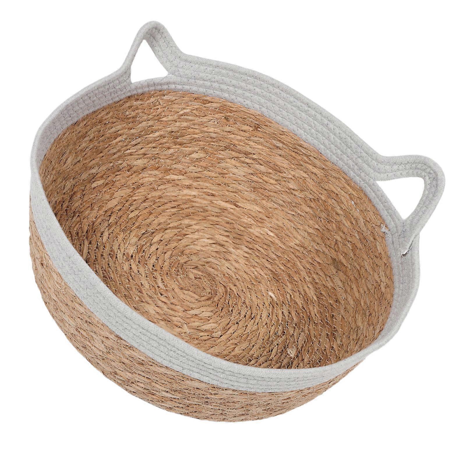 Pet Supplies Cat Shape Resting Space Cotton Rope Woven Structure Indoor Use 47.00X37.50X20.50CM Scratching Board 1Set