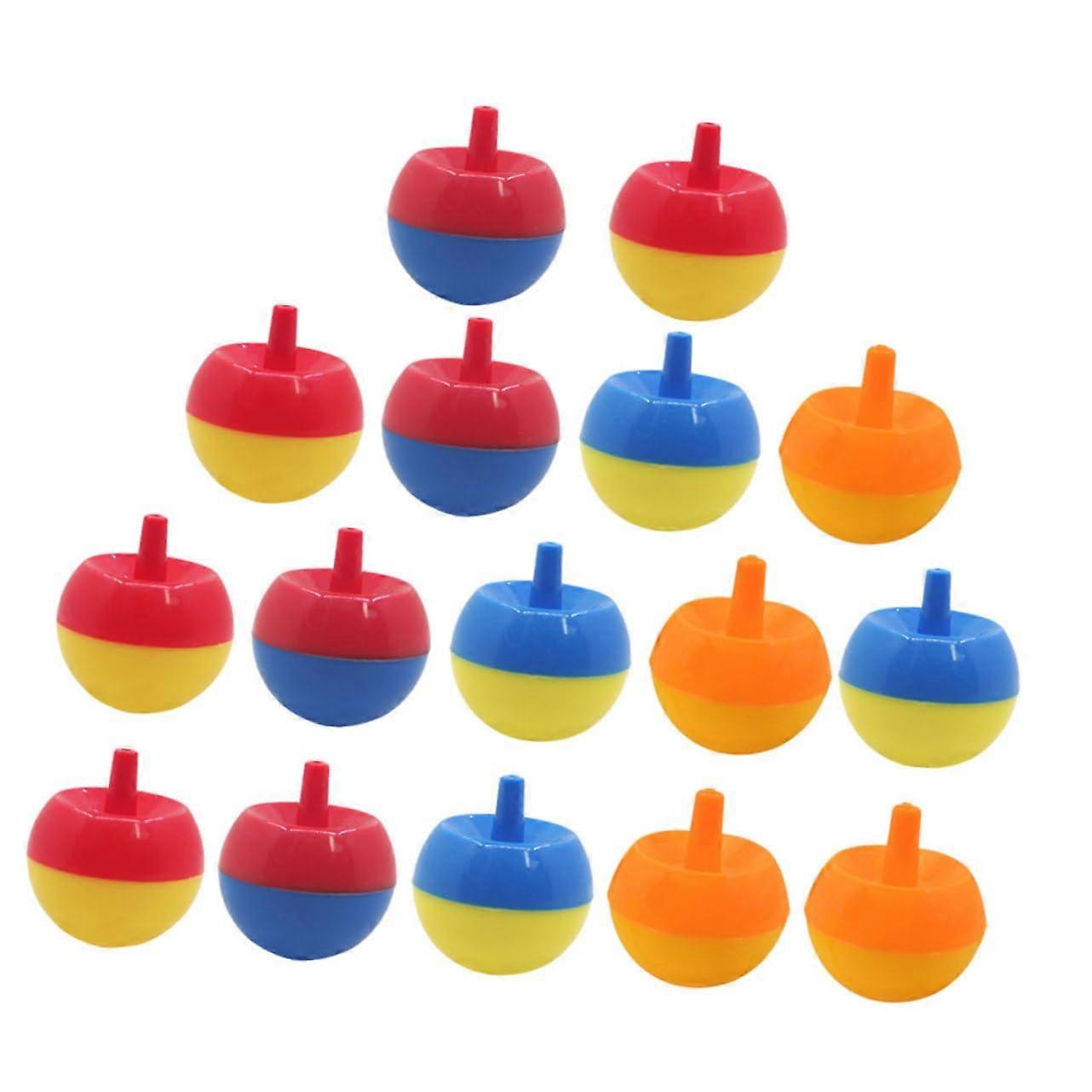 50 pieces plastic spinning  toy fun educational hand random colors for stress relief toy for parties and random color random color
