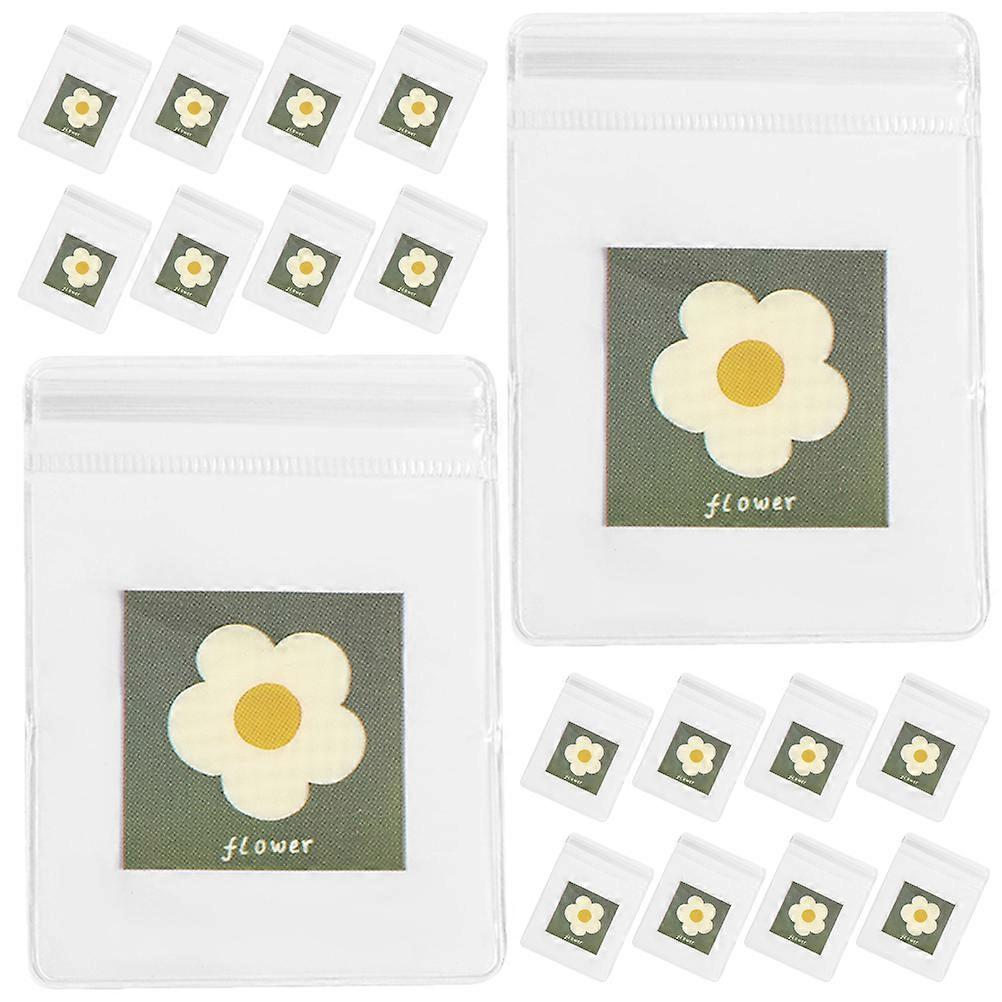 Transparent Jewelry Storage Bags with Simple Zipper Closure 50pcs for Home Use Made of PVC