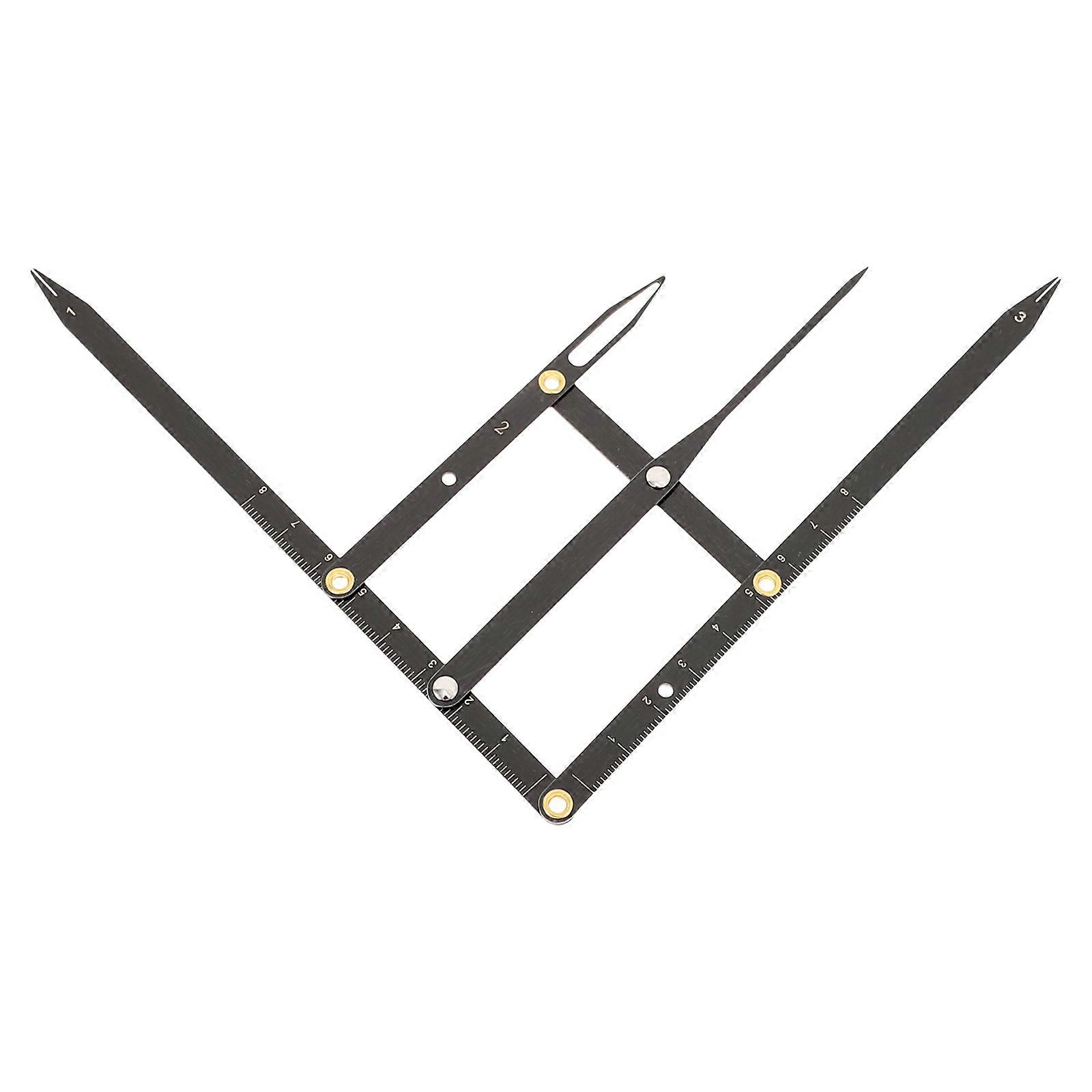 Stainless Steel Eyebrow Measuring Ruler   Golden Ratio Design for Microblading & Tattooing   Durable Precision Tool