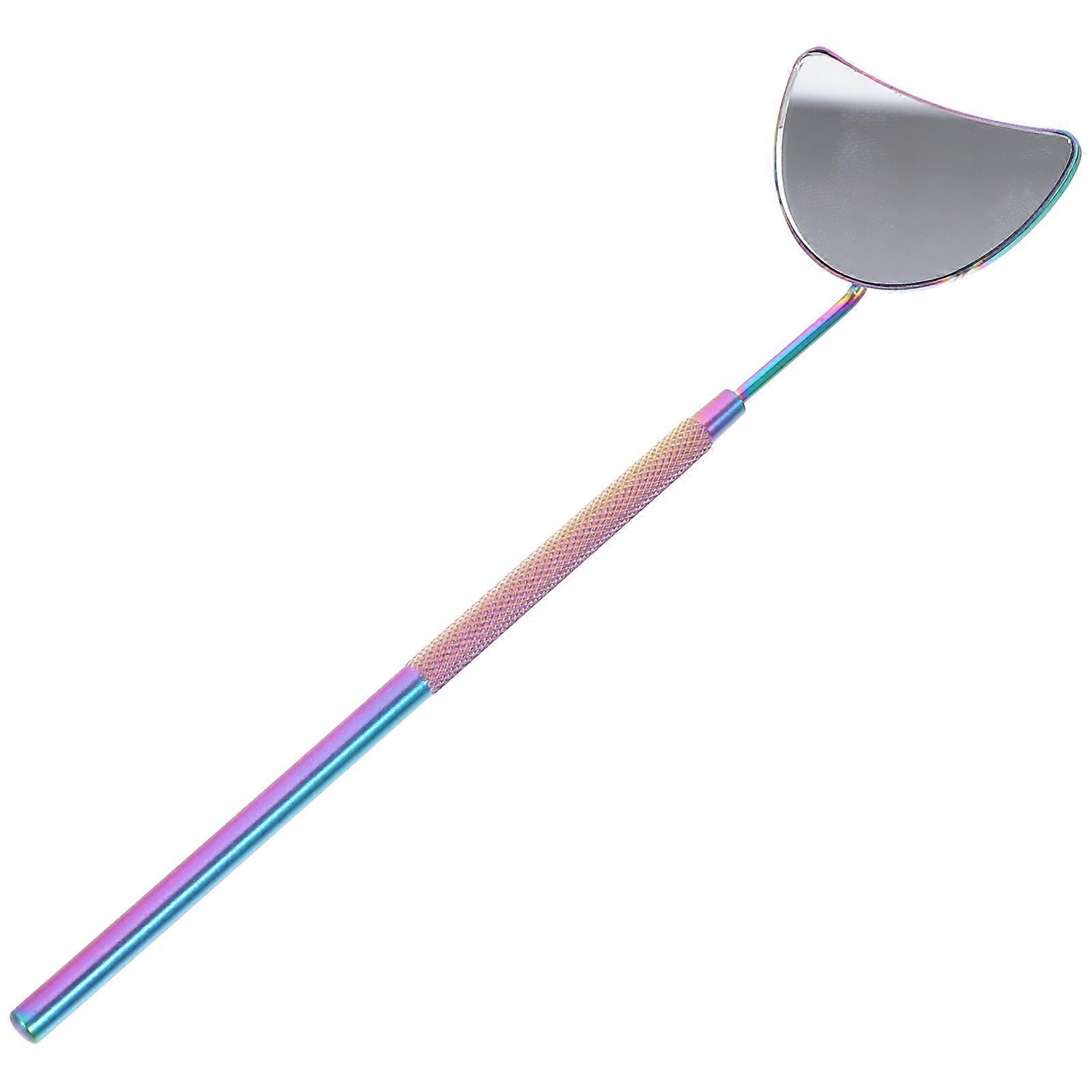 Håndholdt øjenvippespejl 1Pack Essentielle vippetekniker forsyninger til makeupproces i elegant stil