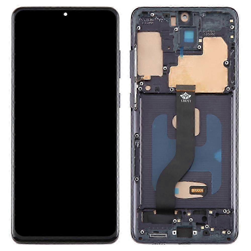 For Samsung Galaxy S20 Plus 4G G985 S20 Plus 5G G986 Grade C LCD Screen and Digitizer Assembly Frame