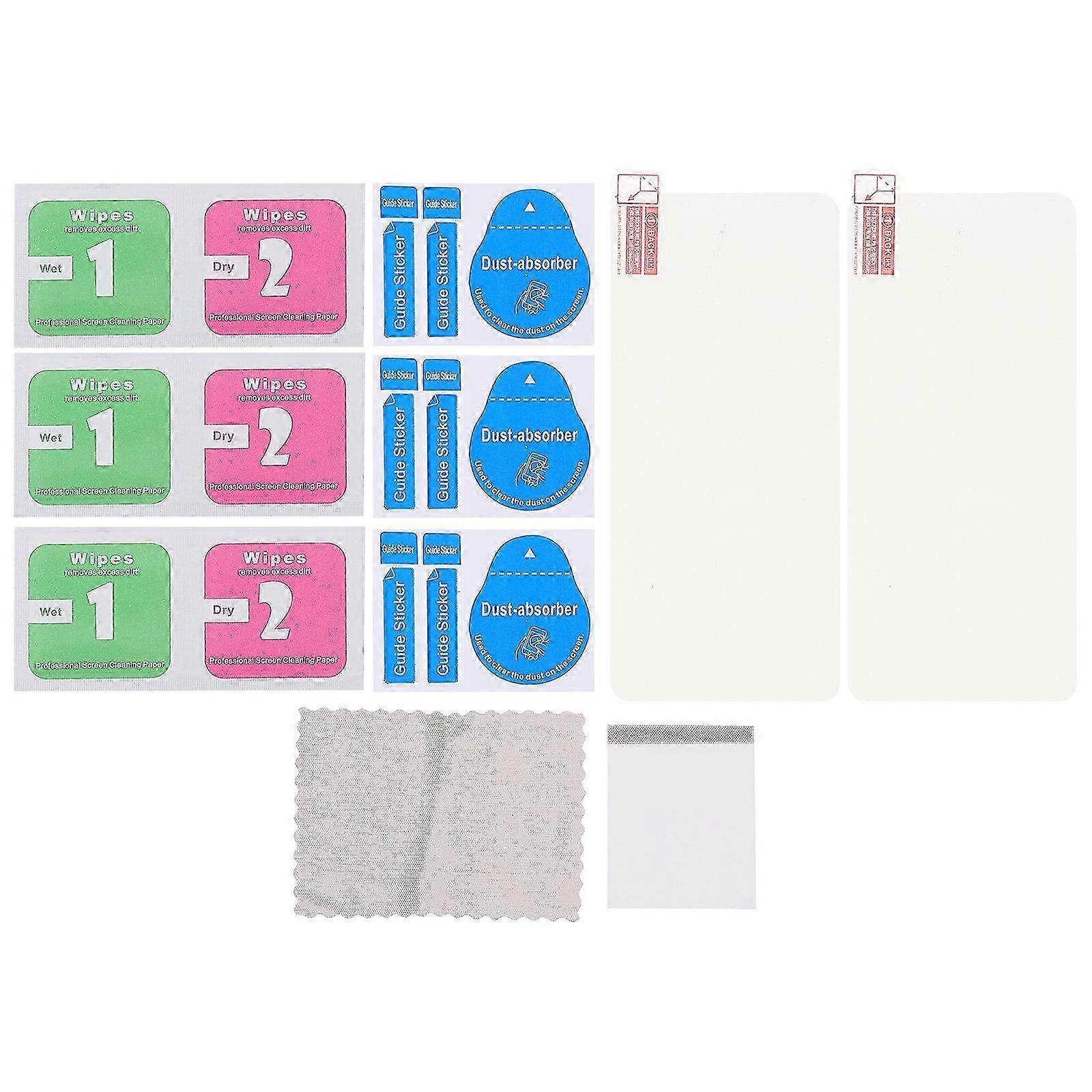 Mobile Phone Tempered Film Screen Protection Rectangular Shape 2Pcs