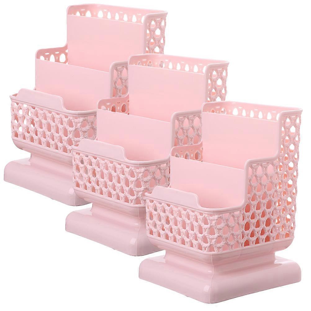 Here's a refined and professional product description for your **3pcs Desk Makeup Organizer Multi Purpose Tabletop Storage Box**:
### **3PCS