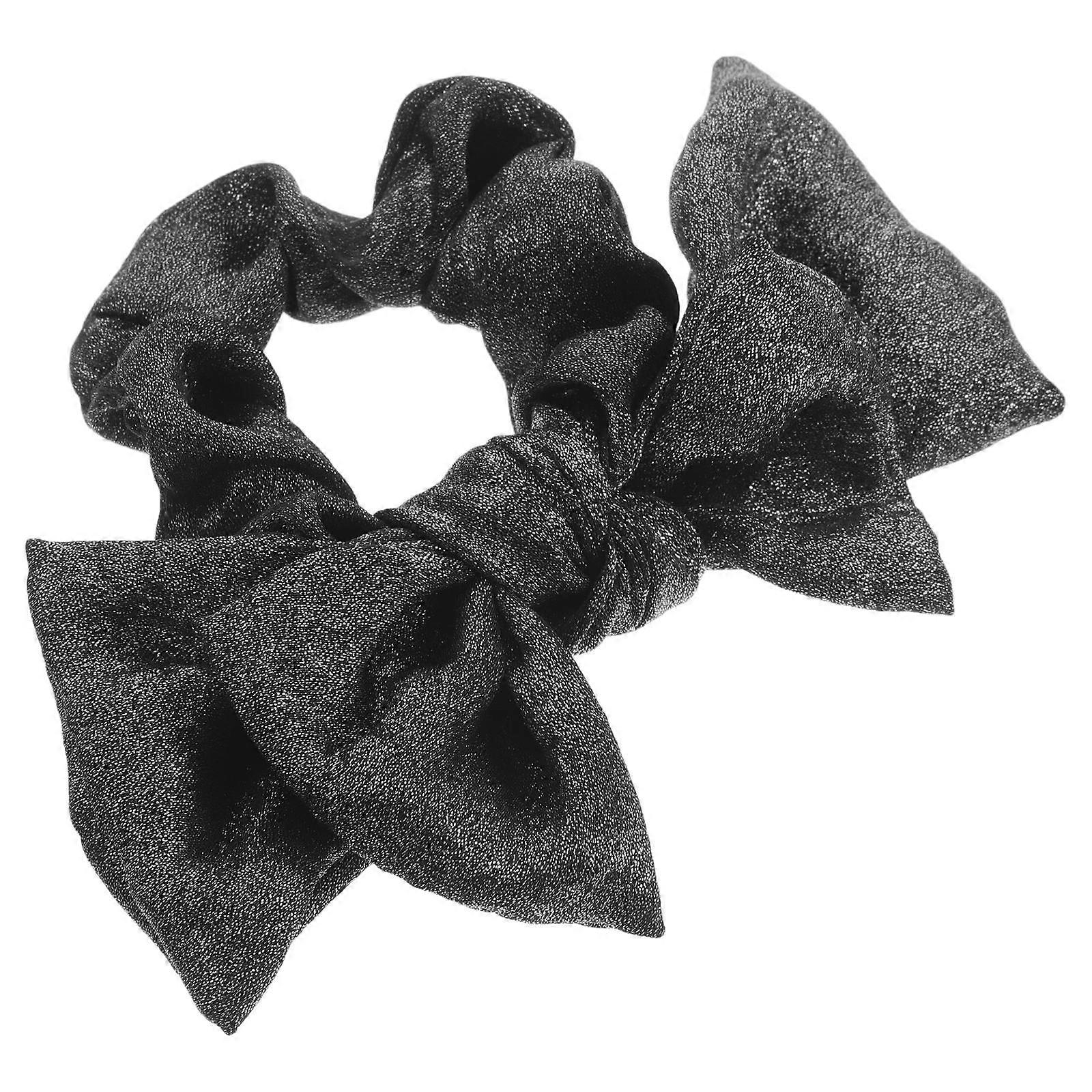 Elastic Ponytail Tie Comfortable Fit Various Occasions Versatile Use Fabric Ribbon 1Pack