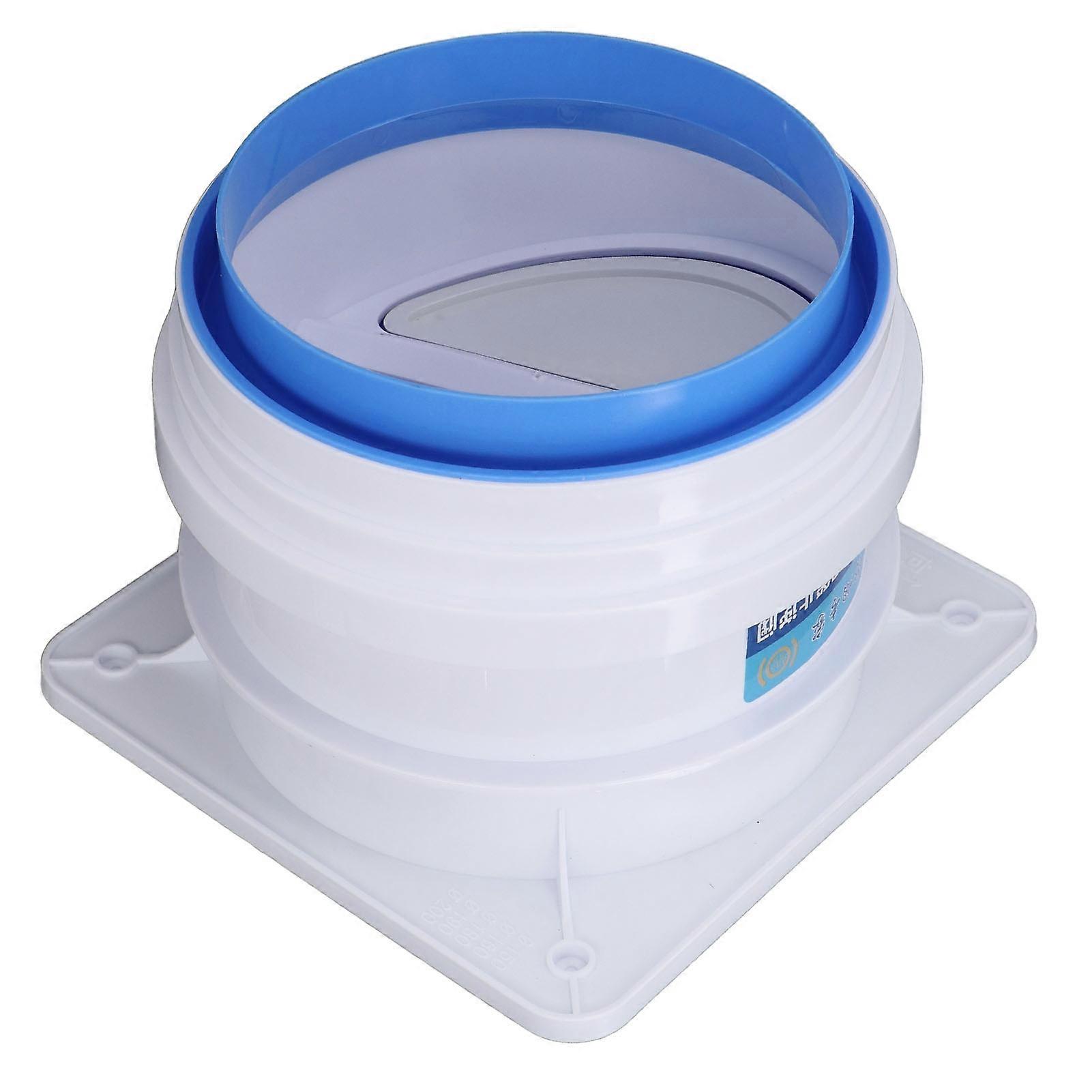 Backdraft Damper Draft Blocker 1 Way Airflow Stopper Duct Connector for 160‑200mm