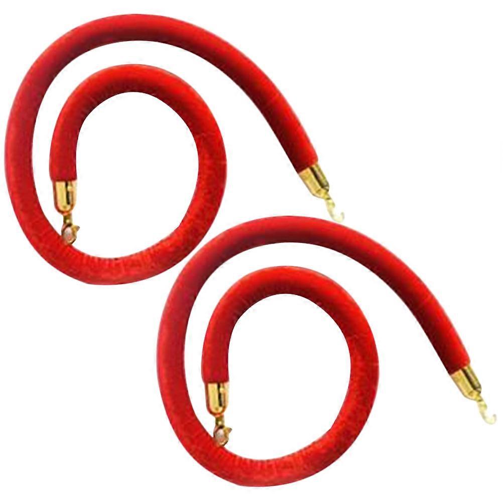 2Pack Red Stanchions Tau For Lobbyer Og Banker Crowds Control Solution
