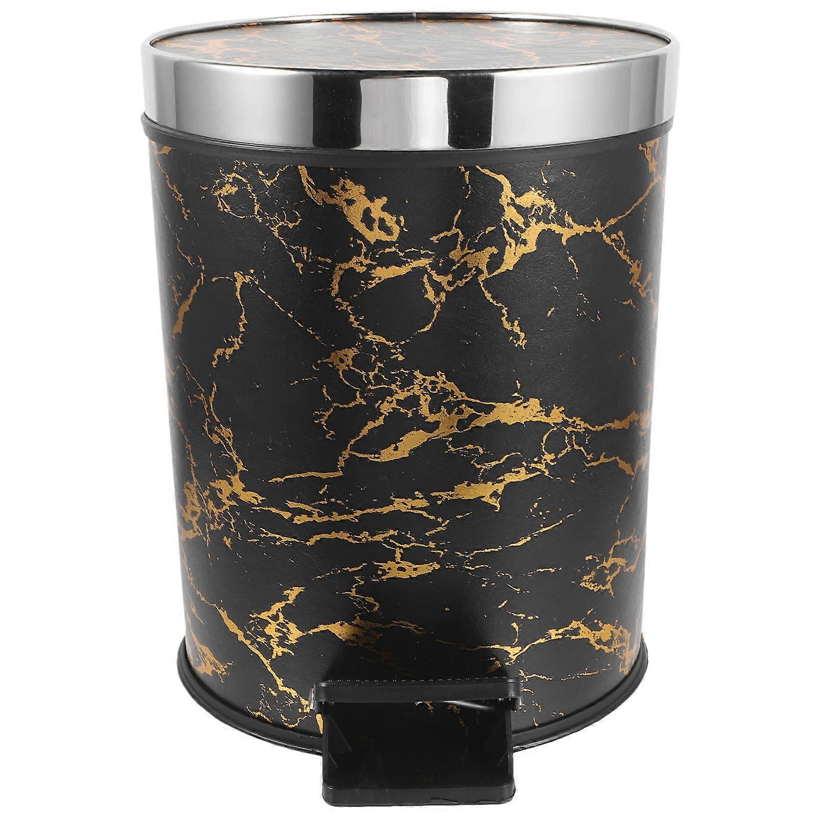 Household Garbage Container Modern Design 8L Size Hygienic Pedal Operation 1Pack