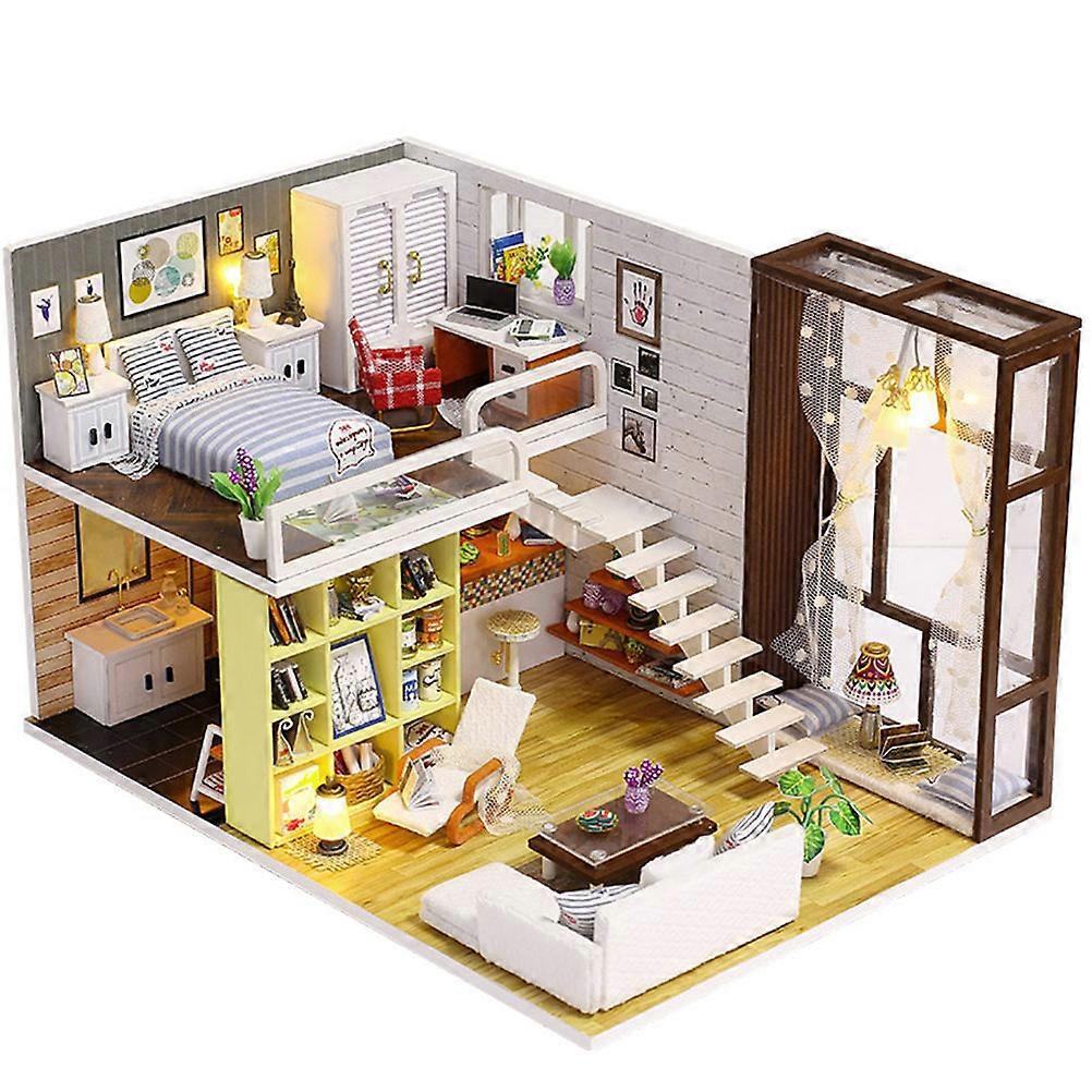 Tiny House Model Kit For Kids With Creative Function In Perfect For Craft Activities 1Pcs